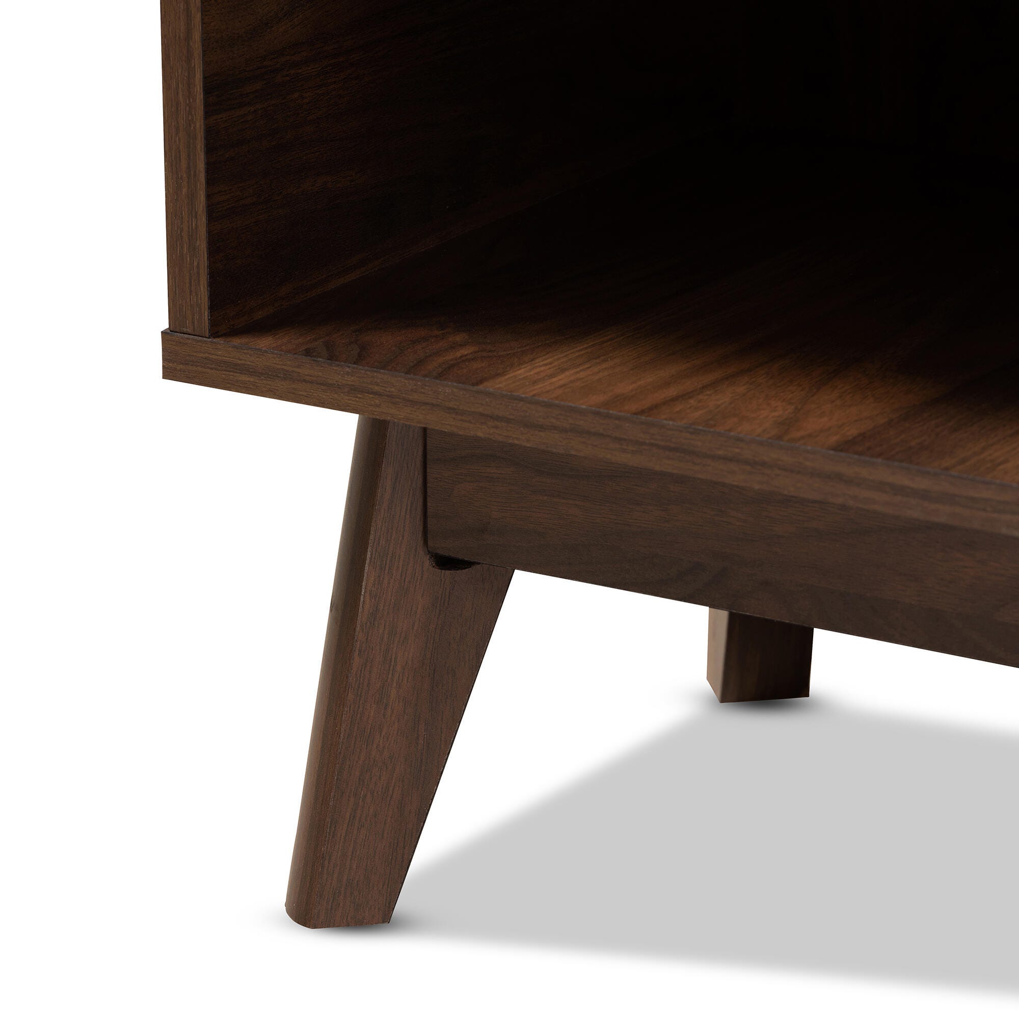 Baxton Studio Lena 5-Shelf Shoe Cabinet, , large