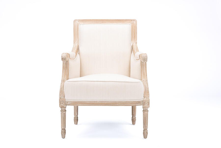 Baxton Studio Chavanon French Accent Chair, , large