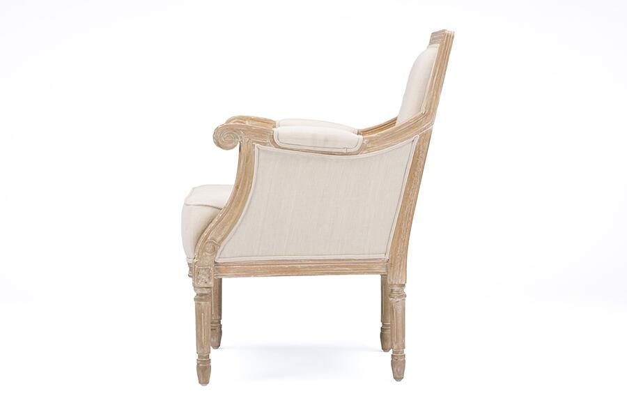 Baxton Studio Chavanon French Accent Chair, , large
