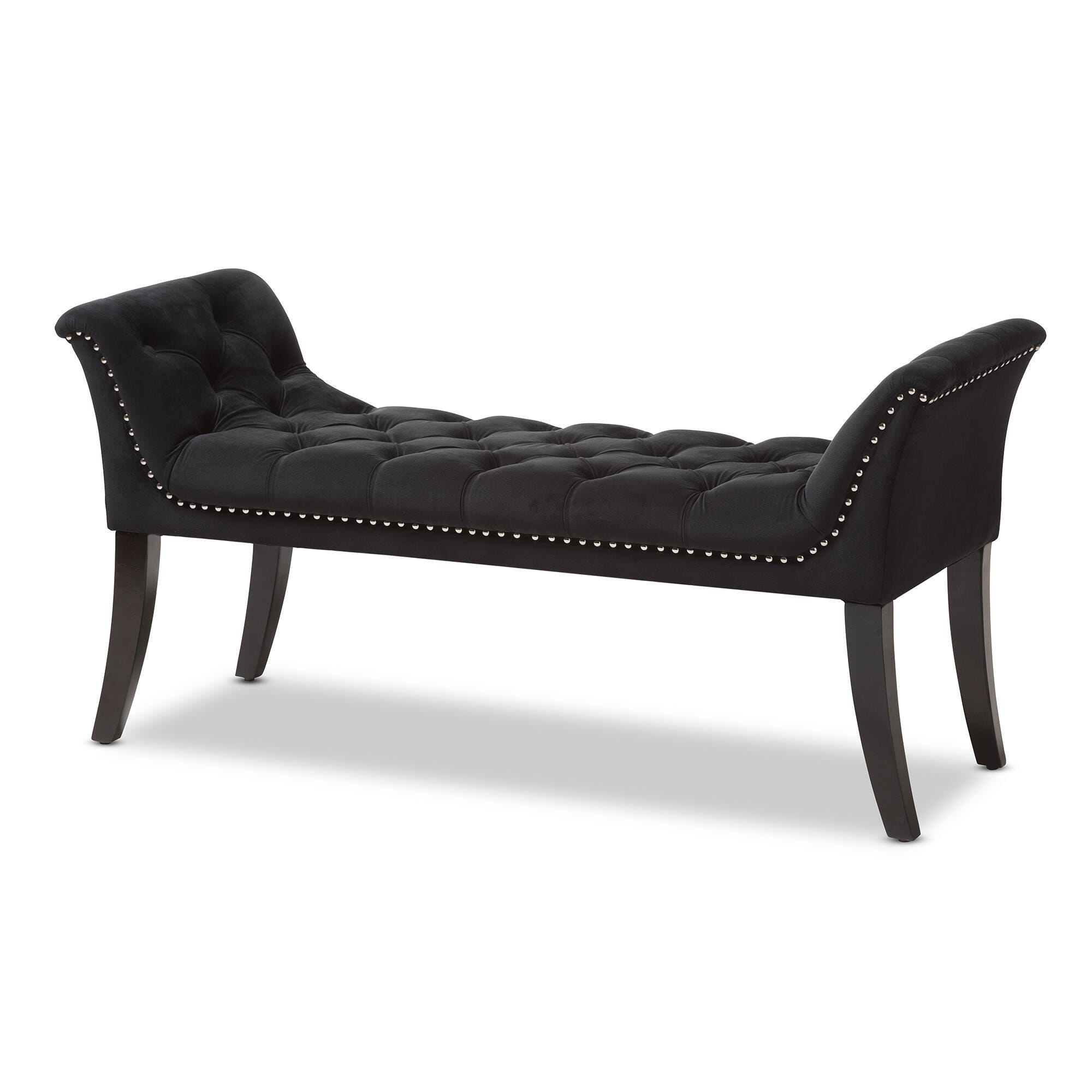 Baxton Studio Chandelle Upholstered Bench, , large