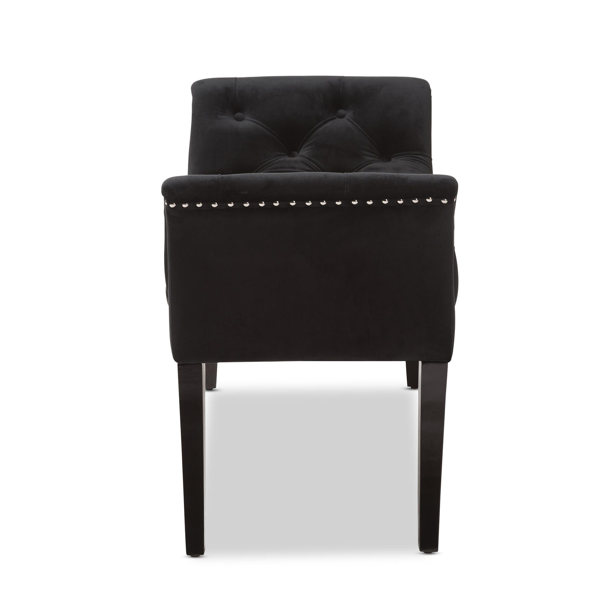 Baxton Studio Chandelle Upholstered Bench, , large