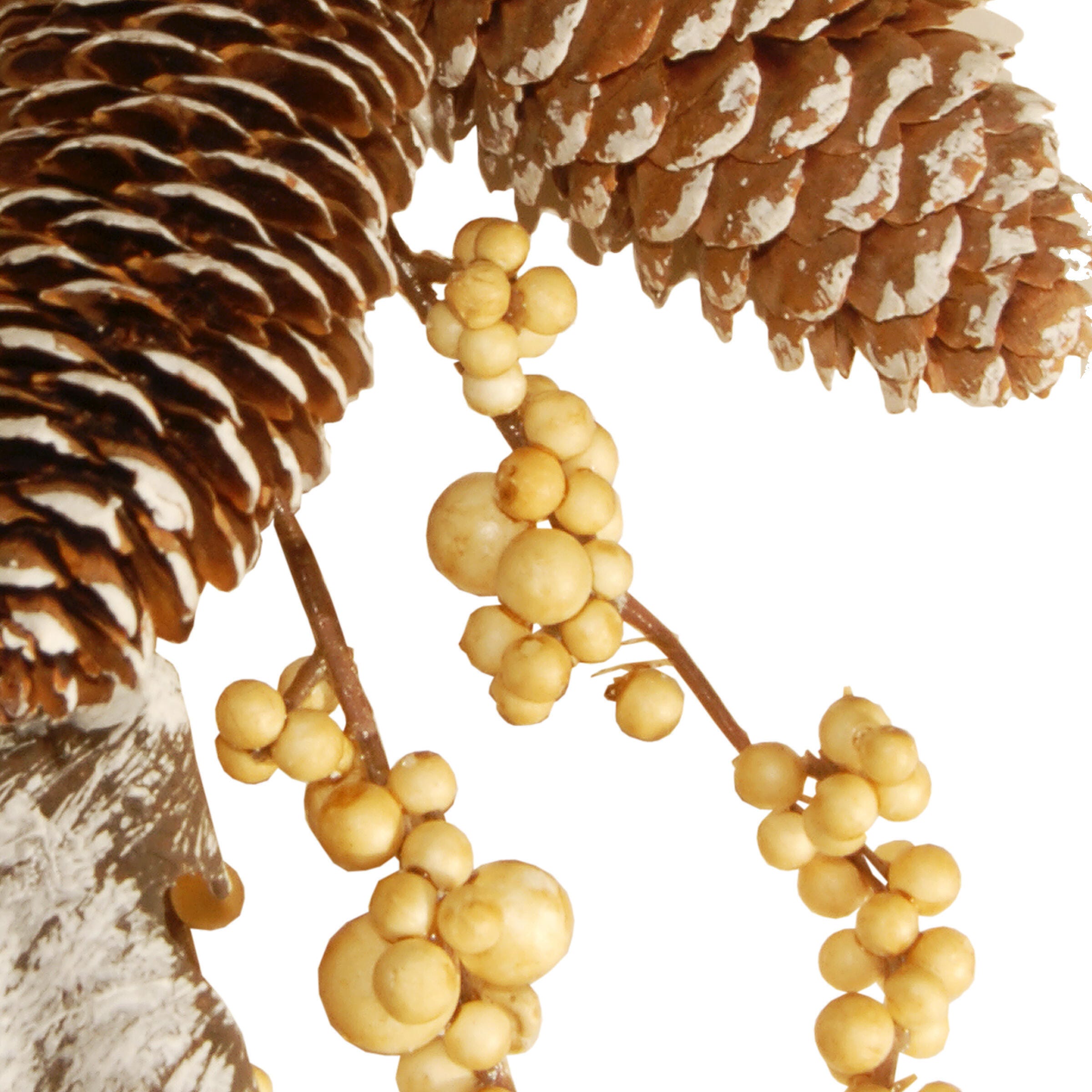 National Tree Company 72" White Pumpkin Garland, , large