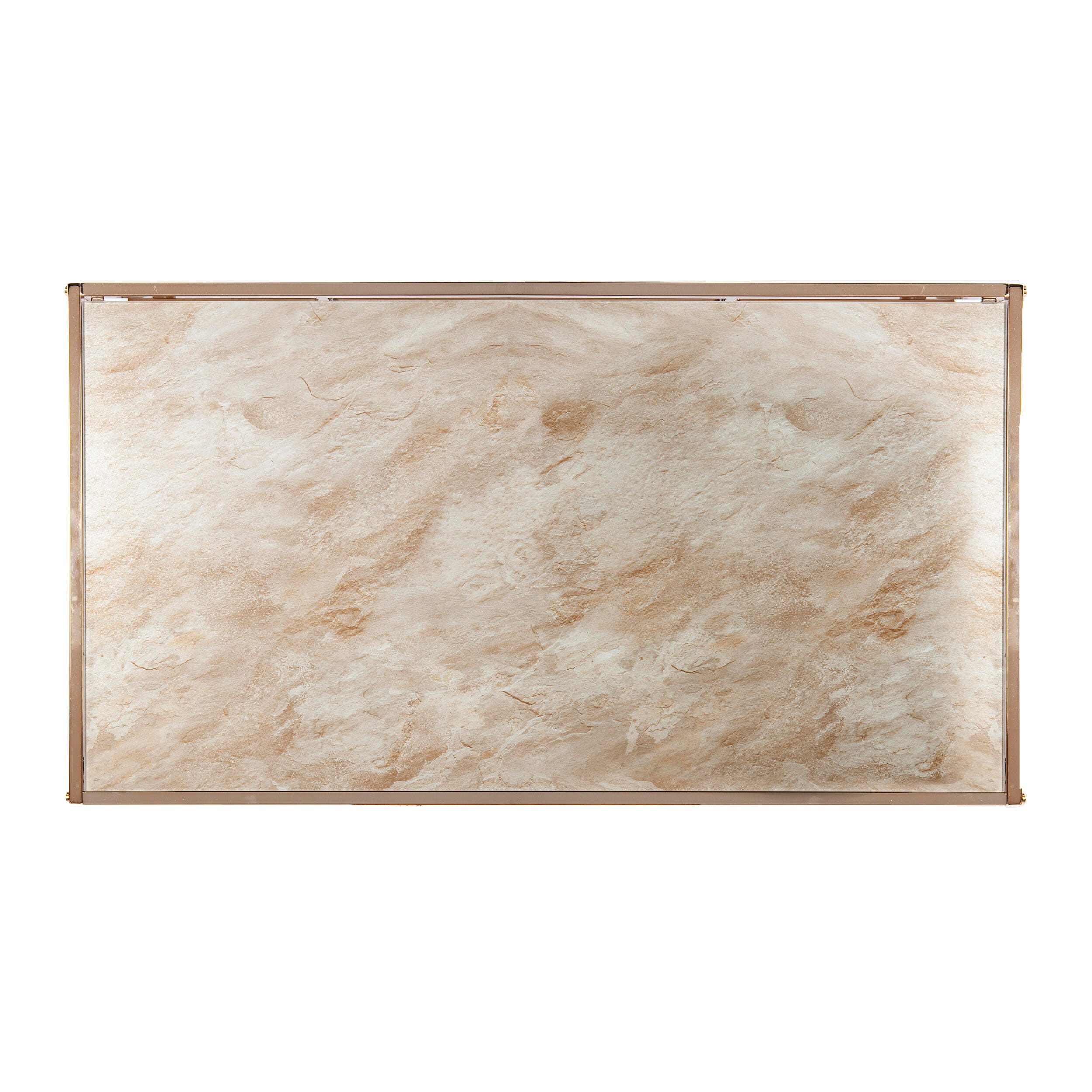 Southern Enterprises Chucksville Faux Marble Cocktail Table, , large