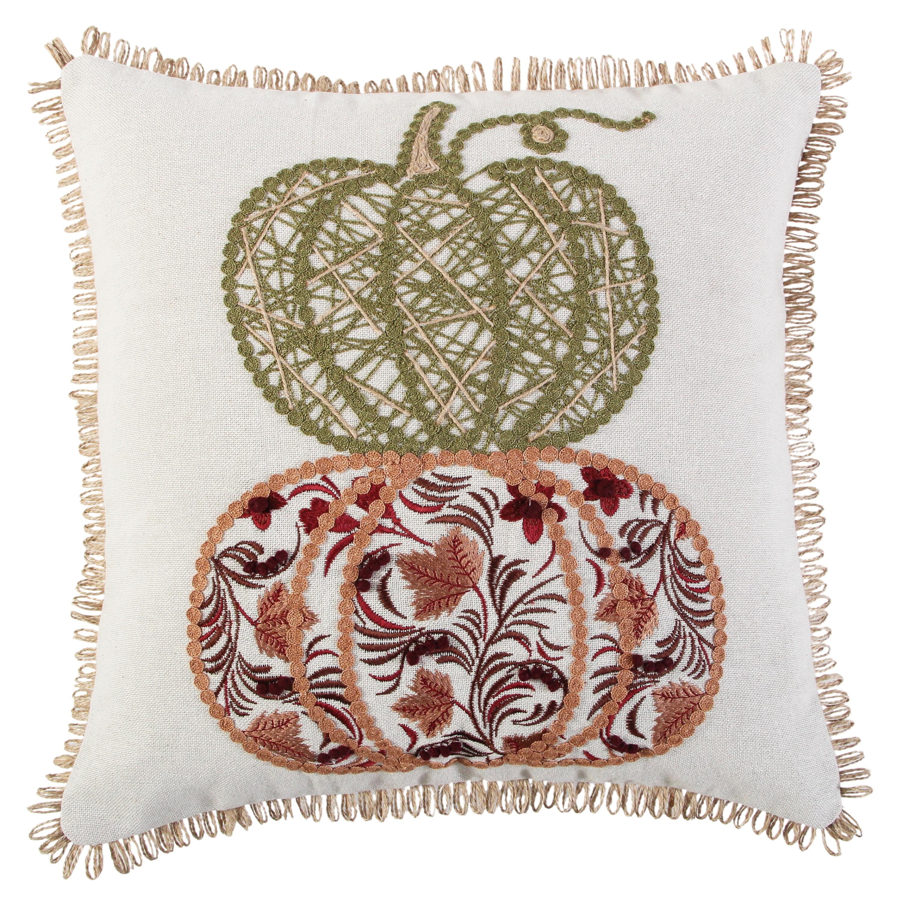 Rizzy Home 18"X18" Poly Filled Pillow, , rollover