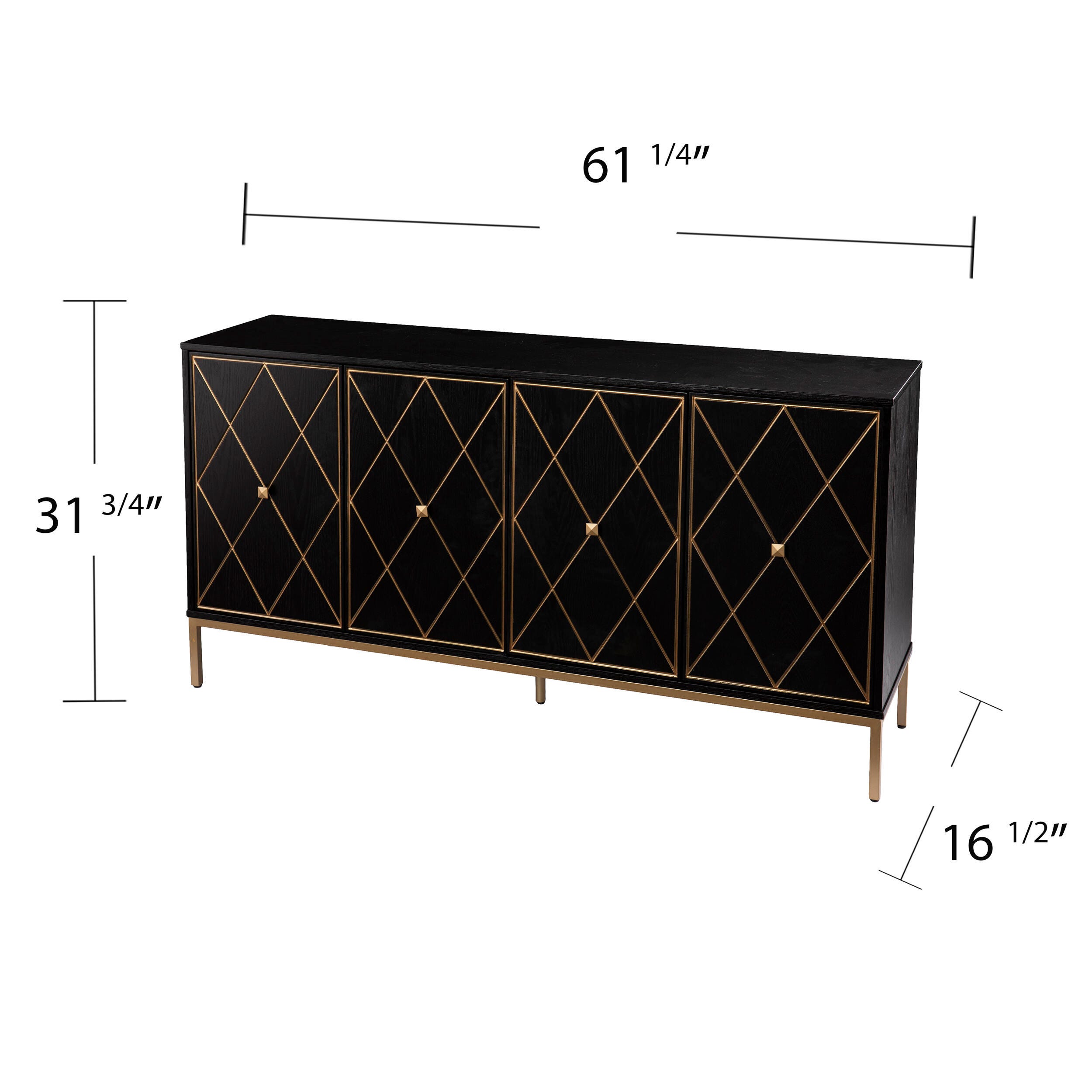 Southern Enterprises Erdan Sideboard Cabinet with Storage, , large