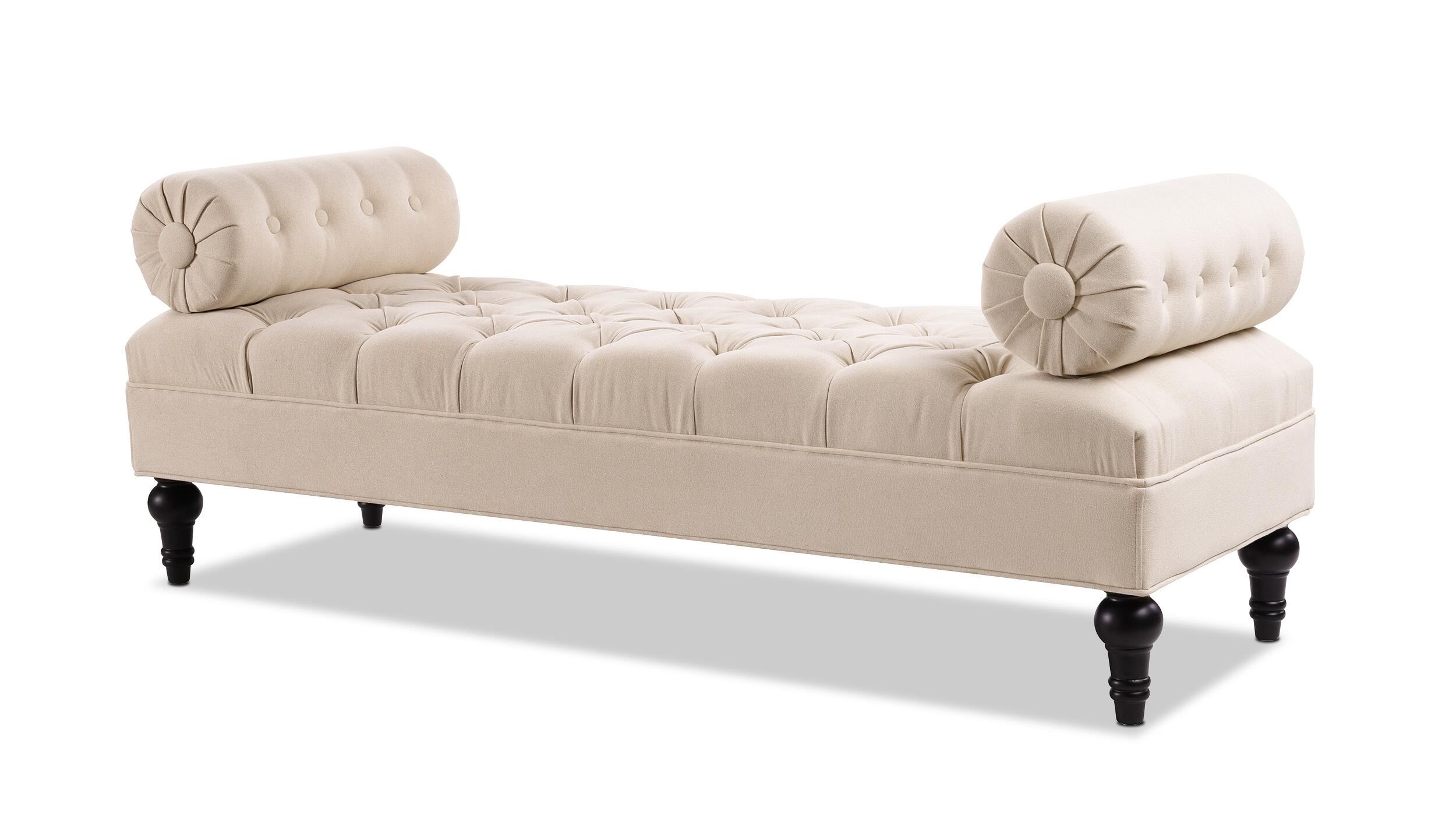Lewis Lewis Bolster Arm Entryway Bench, , large