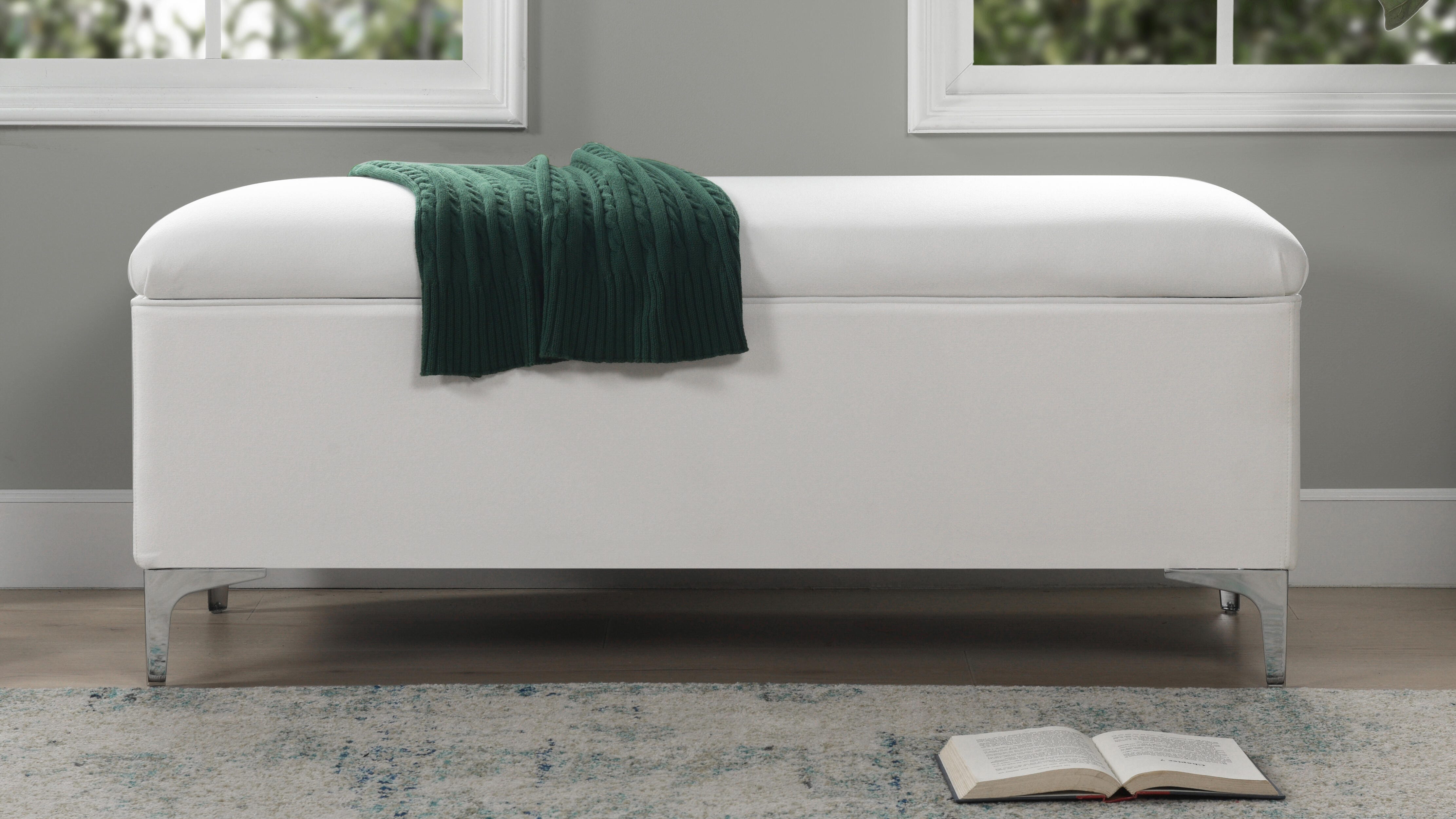 Jennifer Taylor Home Madelyn Madelyn Storage Bench, , large