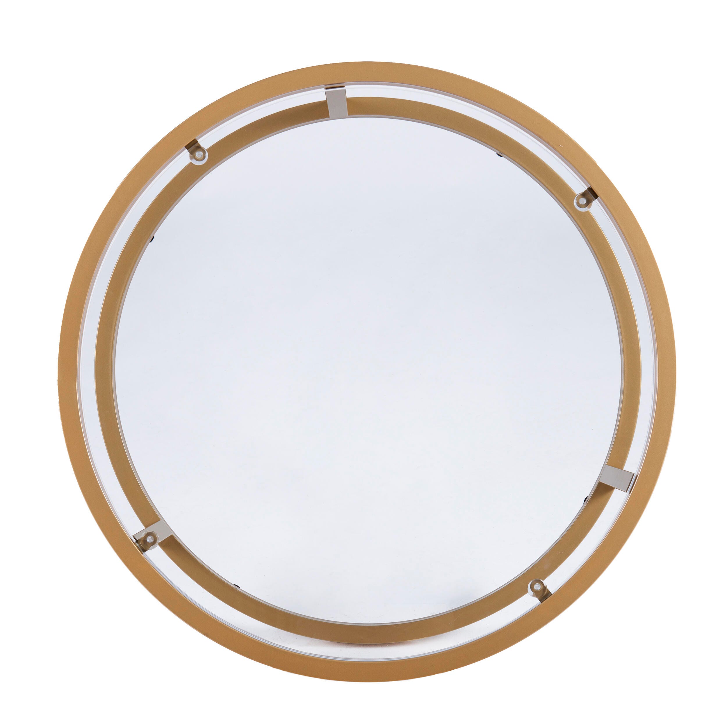 Southern Enterprises Gabe Glam Nesting Cocktail Table 2pc Set – Gold, , large