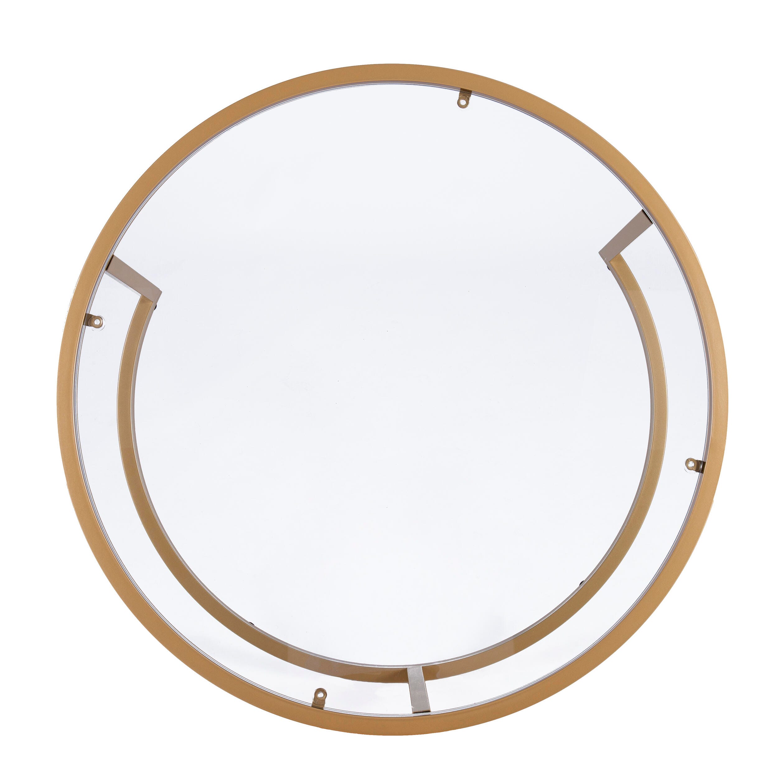 Southern Enterprises Gabe Glam Nesting Cocktail Table 2pc Set – Gold, , large