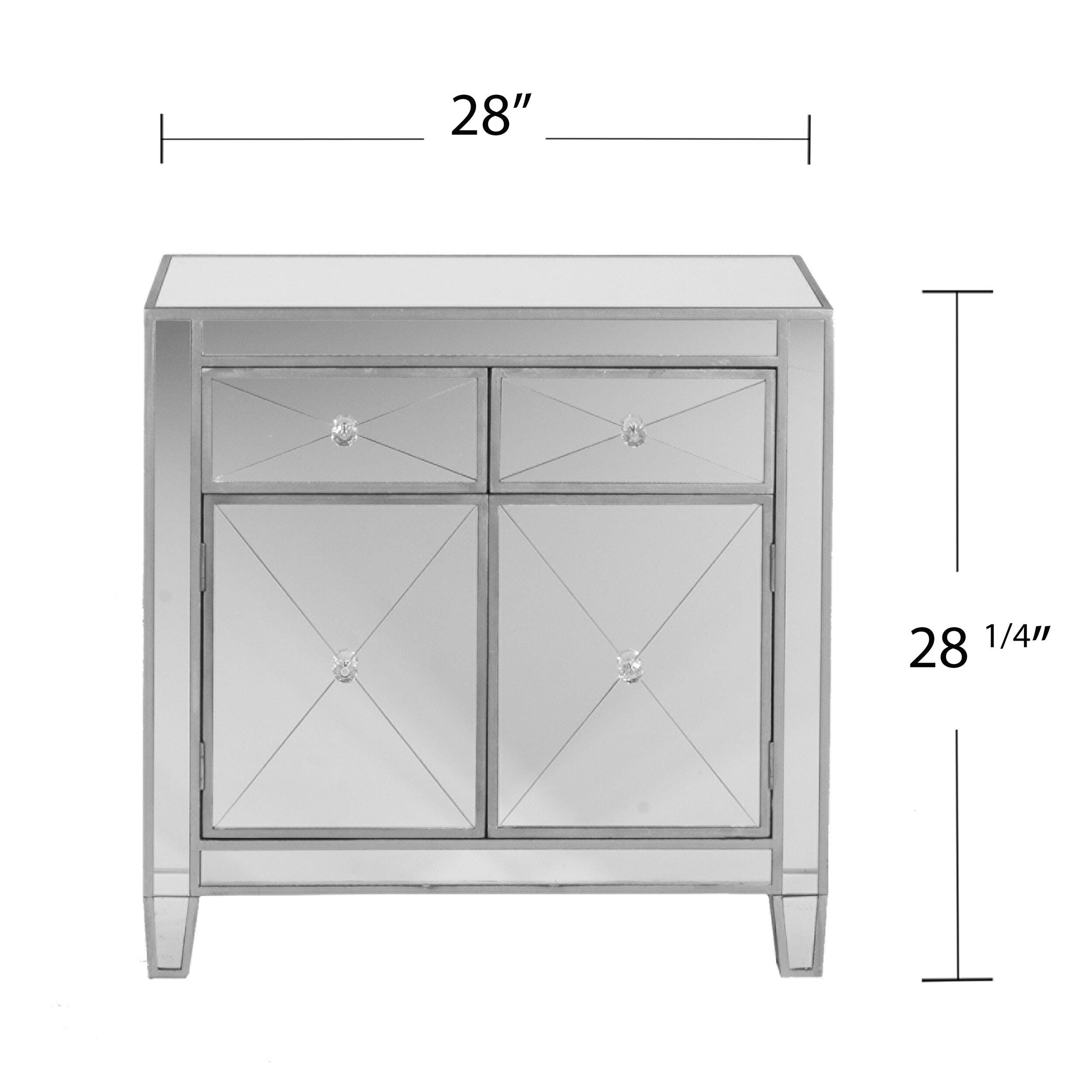 Southern Enterprises Celine Mirrored Cabinet, , large