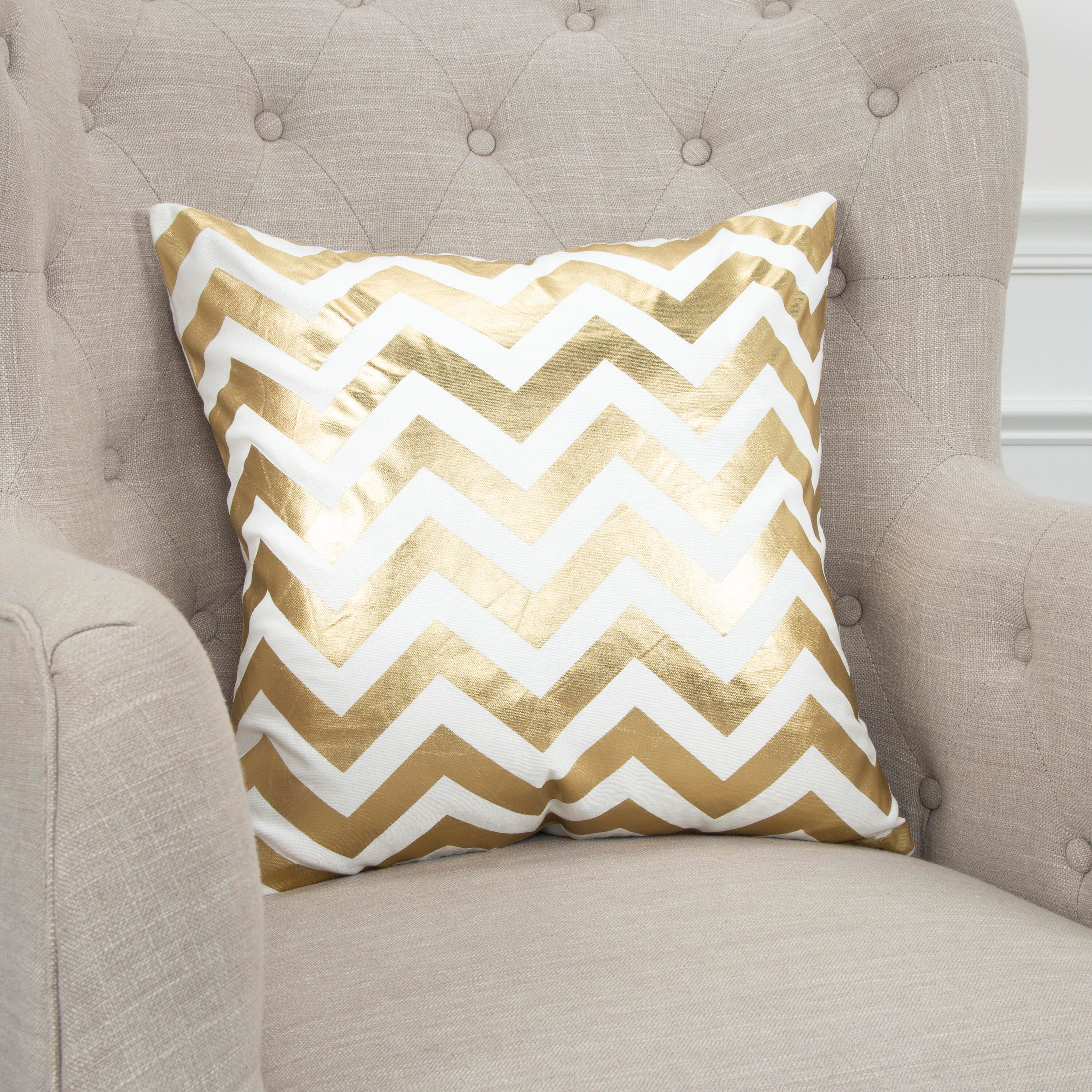 Rizzy Home 18"x18" Poly Filled Pillow, , large