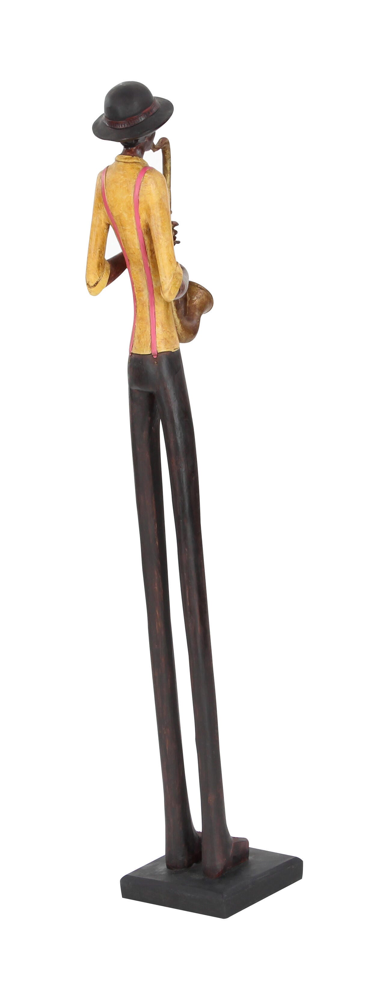 Bayberry Lane Eclectic Jazz Band Musician Sculpture Set, Brown, large