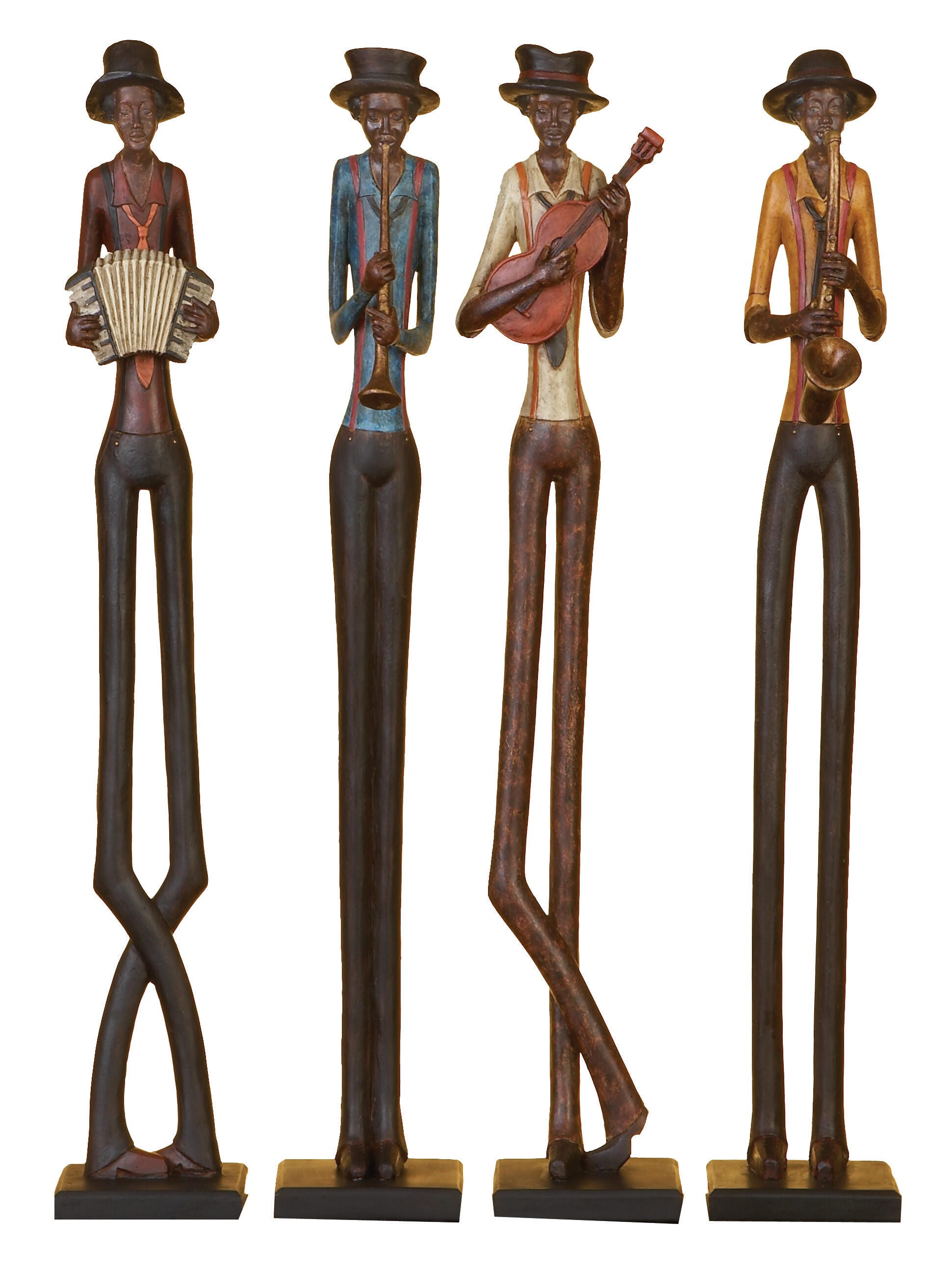 Bayberry Lane Eclectic Jazz Band Musician Sculpture Set | Ashley