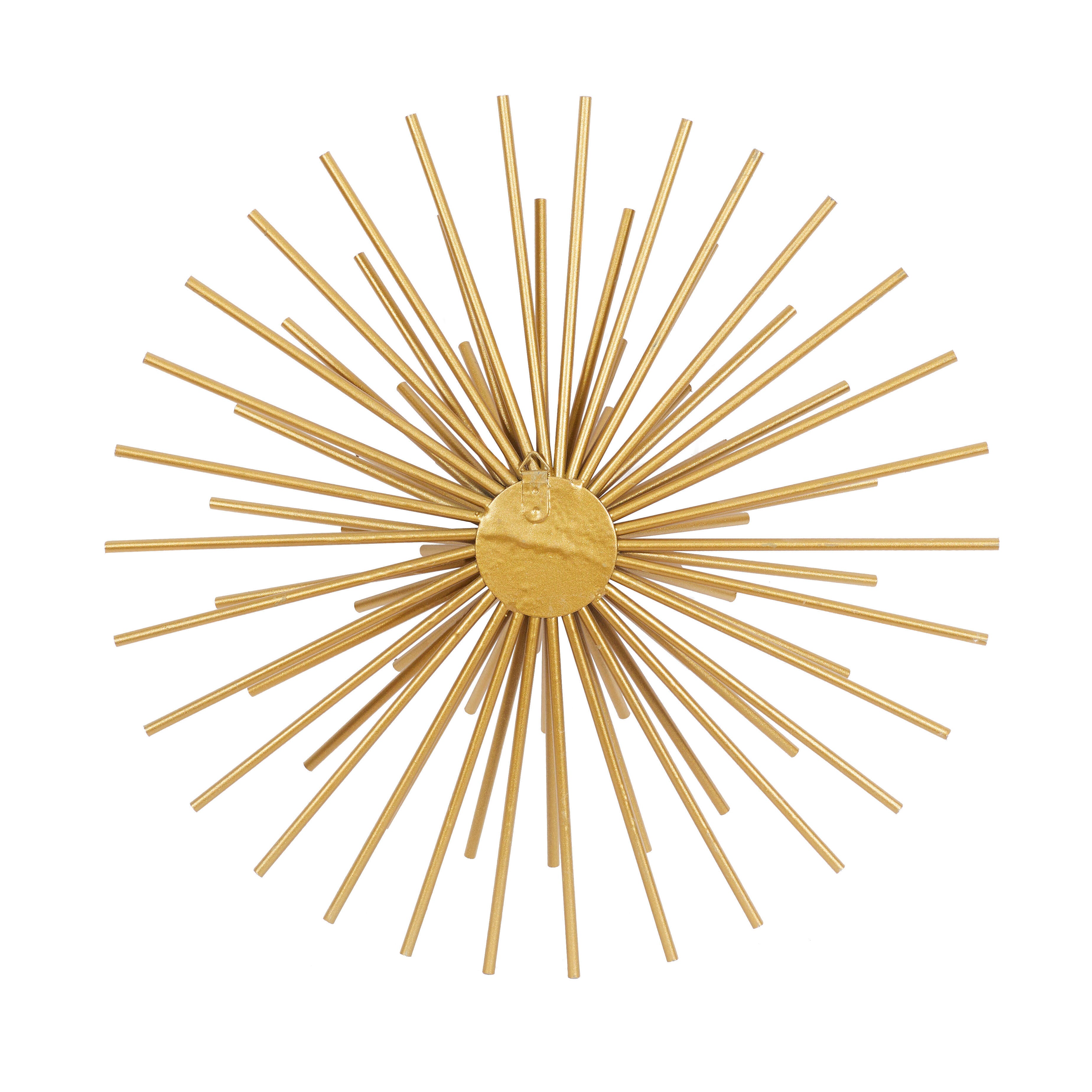 Bayberry Lane Set of 3 Gold Metal Contemporary Wall Decor, 16