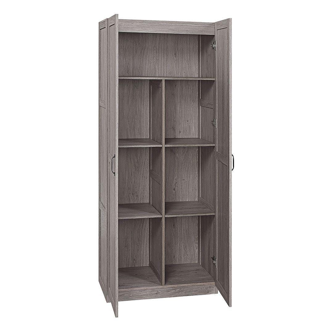 Hopkins Storage Closet with 7 Shelves in Grey (Set of 2), Gray, large