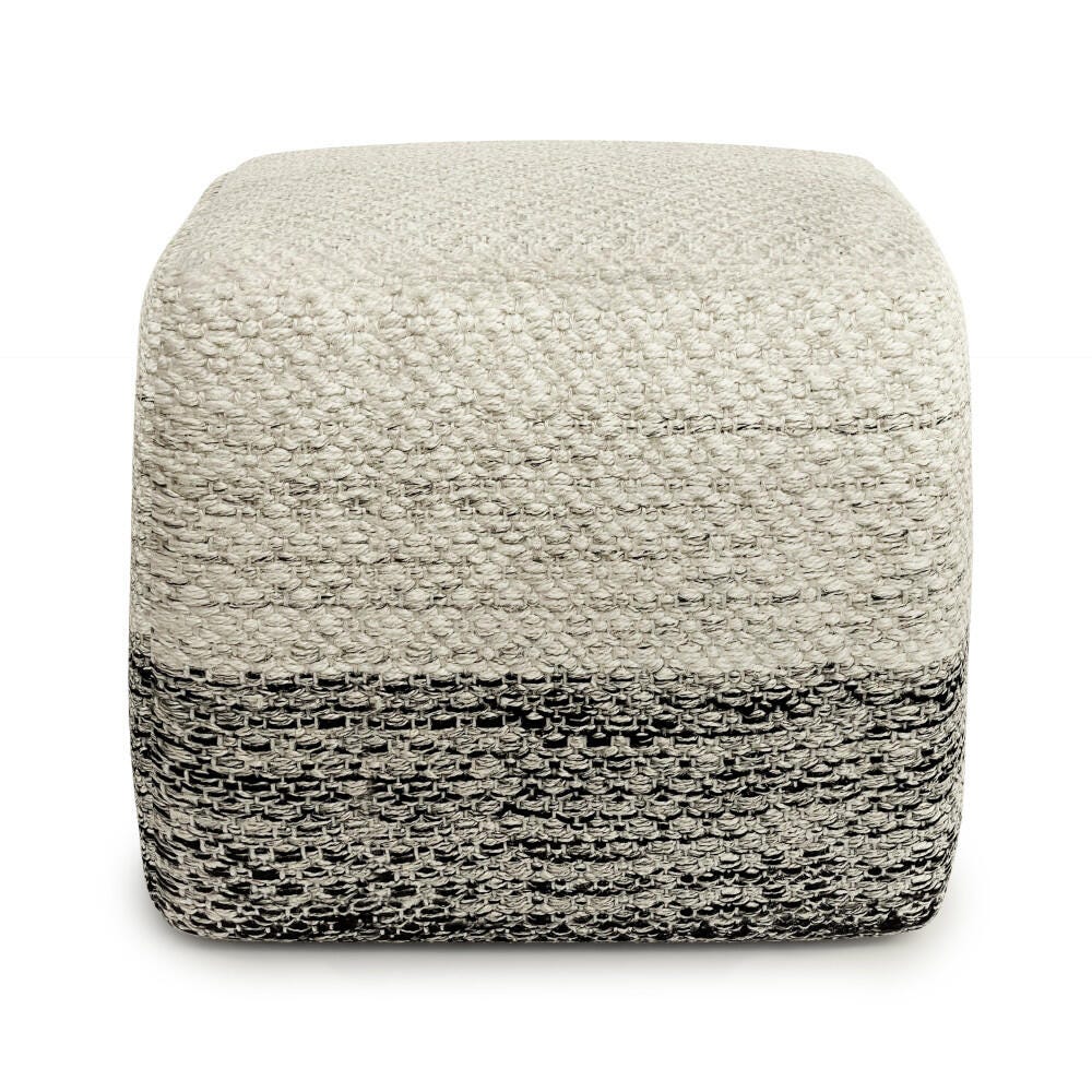 Simpli Home Macie Macie Square Woven Pouf, , large