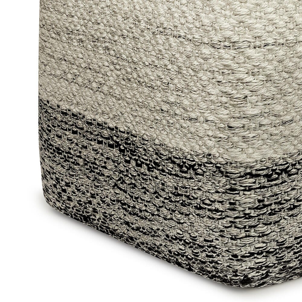 Simpli Home Macie Macie Square Woven Pouf, , large