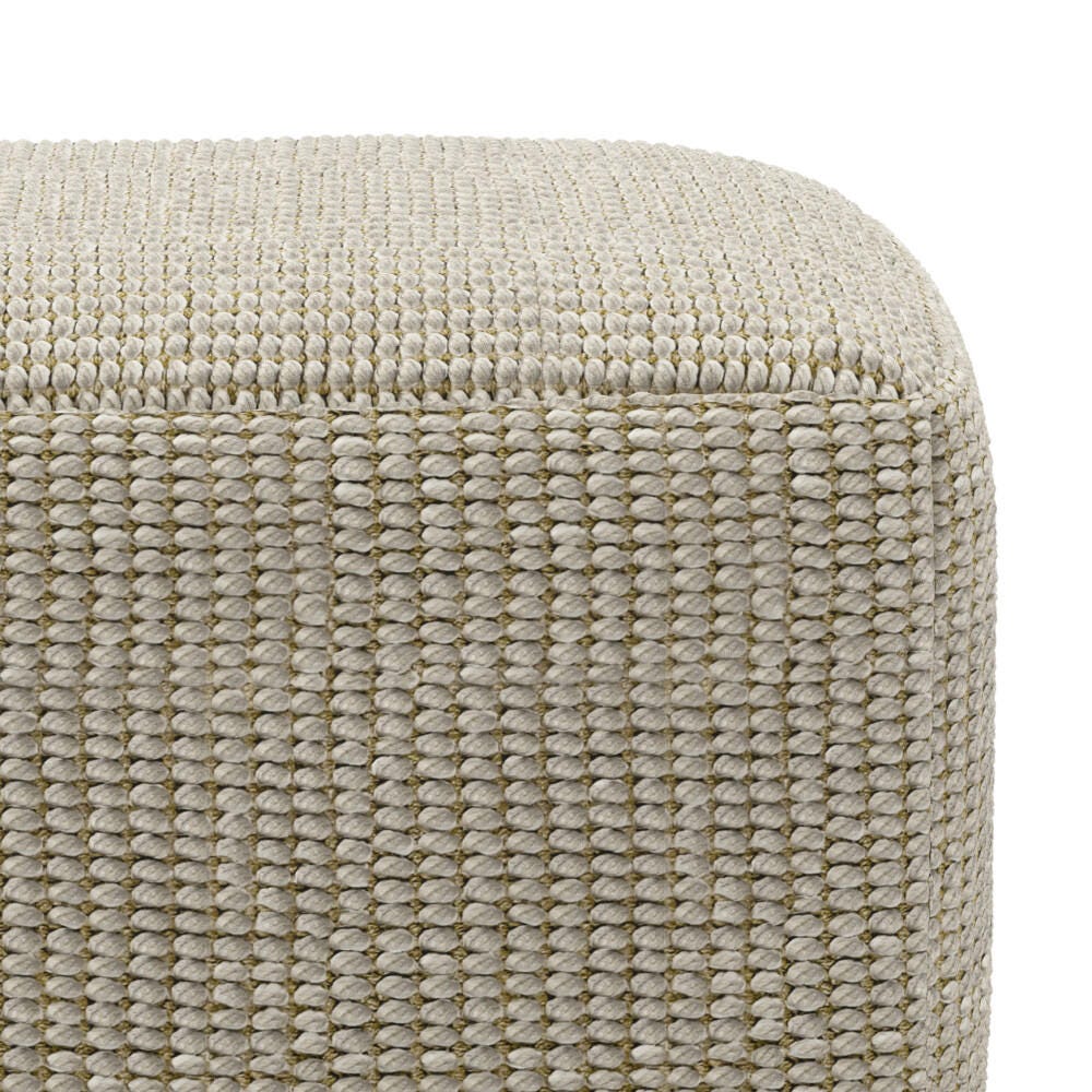 Simpli Home Zelma Square Woven Pouf, , large