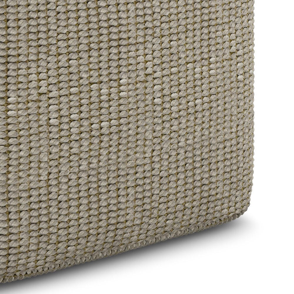 Simpli Home Zelma Square Woven Pouf, , large