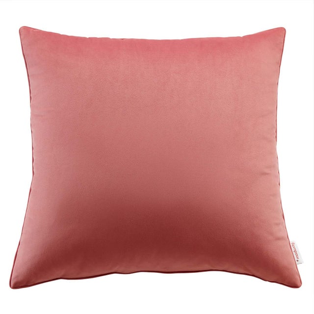 Modway Enhance Performance Velvet Throw Pillow
