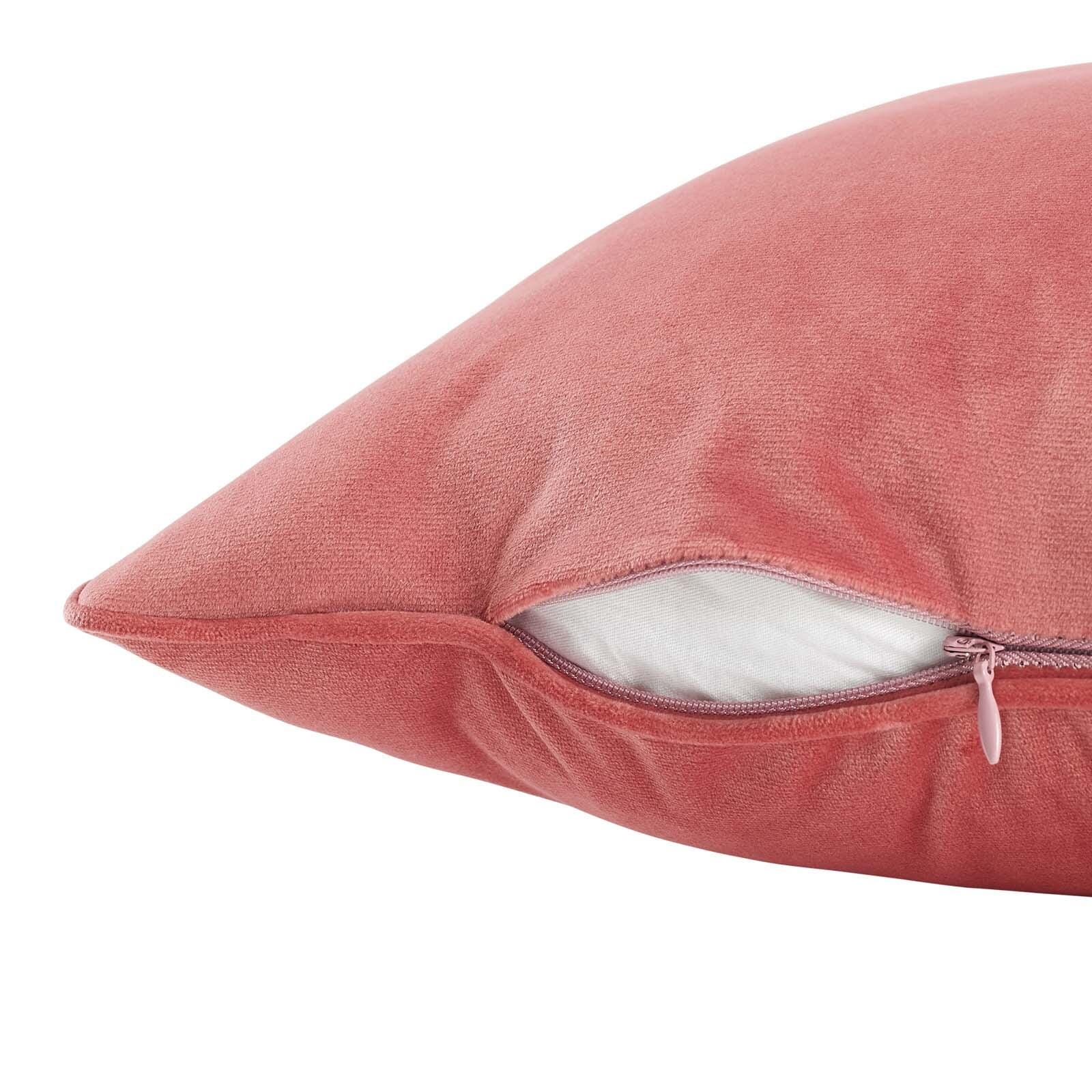 Modway Enhance Enhance Performance Velvet Throw Pillow, , large