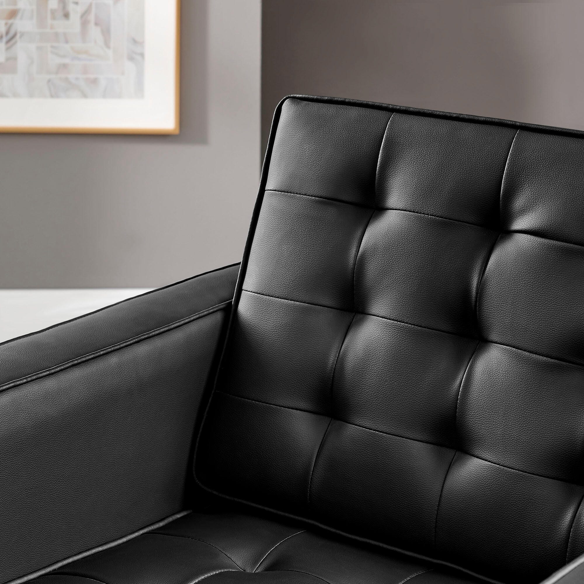 Modway Loft Accent Chair, Black, rollover