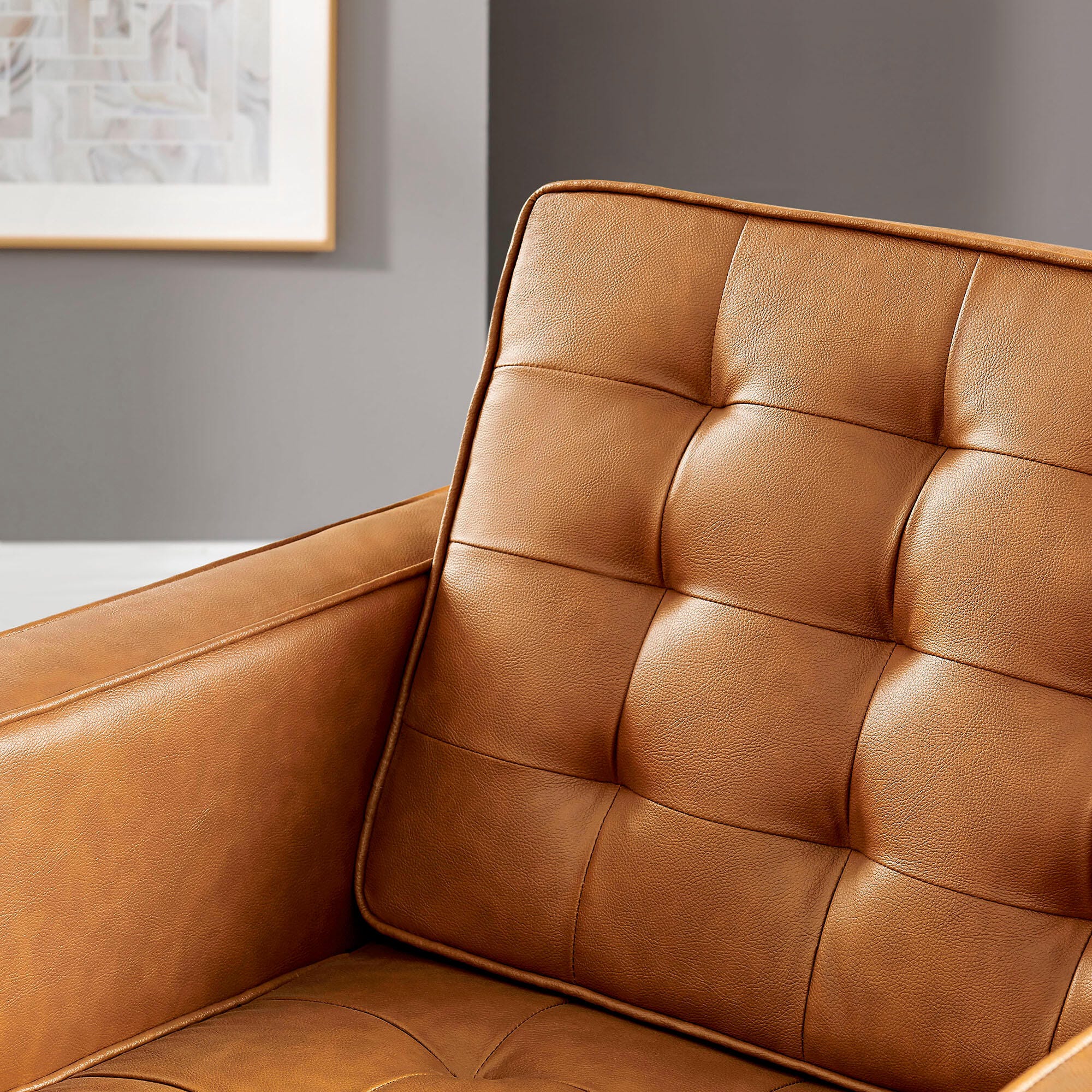Modway Loft Accent Chair, Tan, rollover