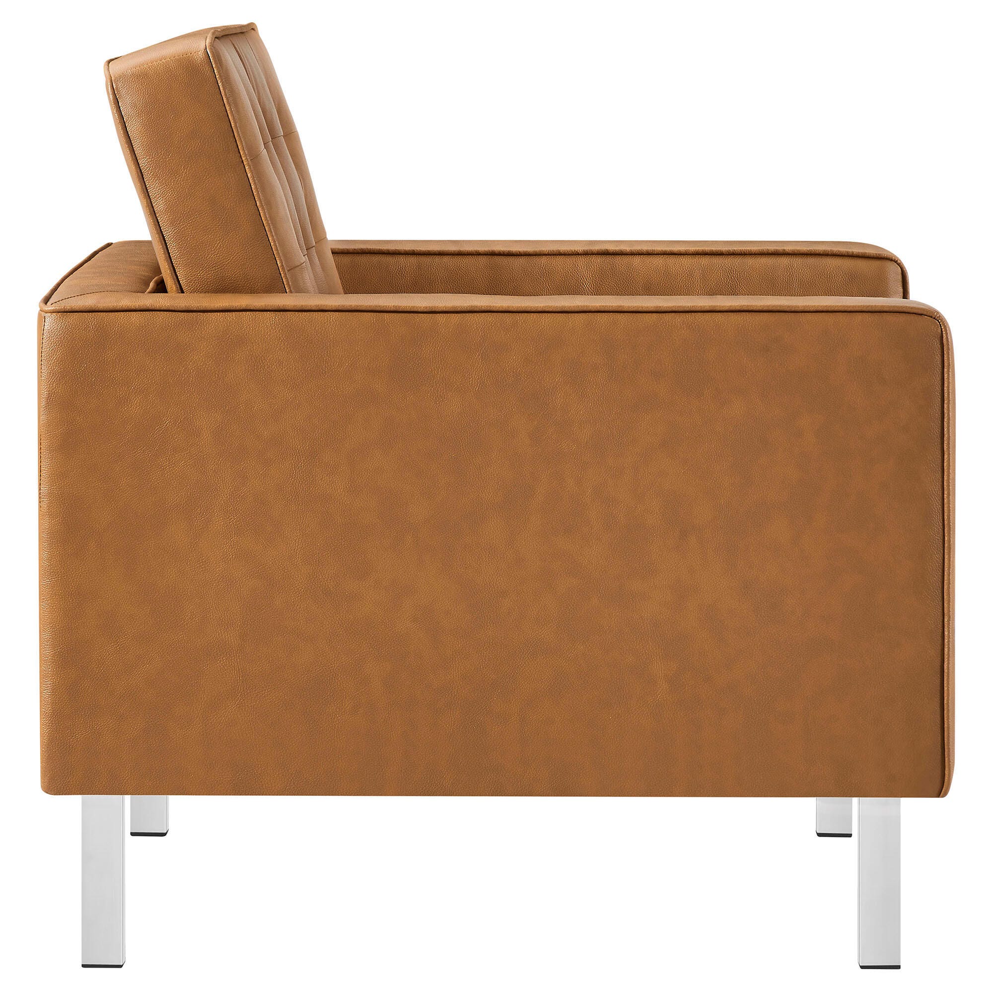 Modway Loft Accent Chair, Tan, large
