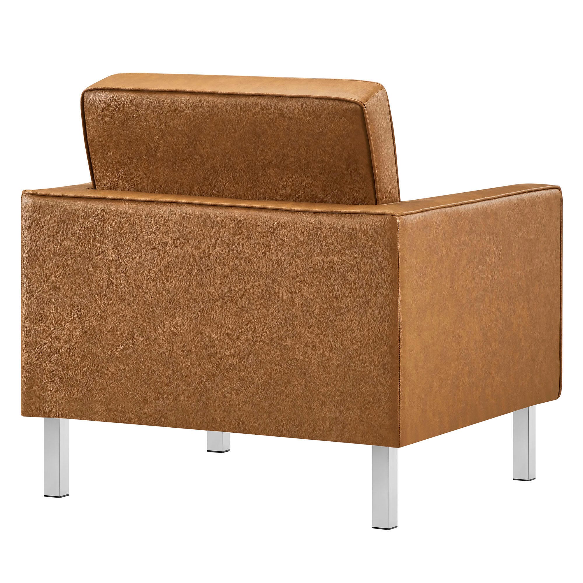 Modway Loft Accent Chair, Tan, large