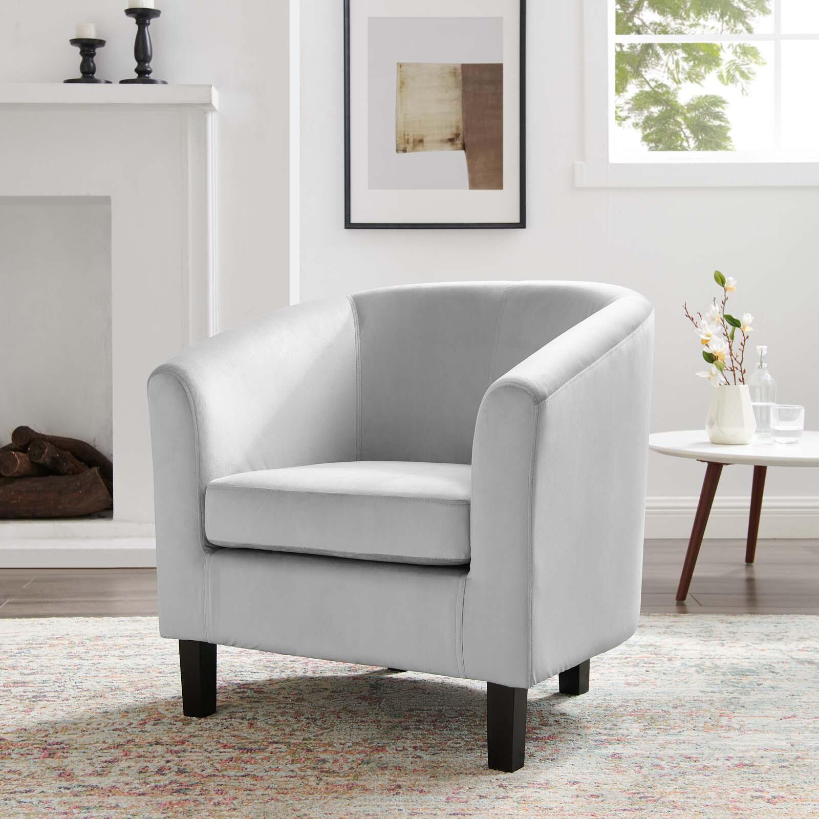 Modway Prospect Armchair, Light Gray, large