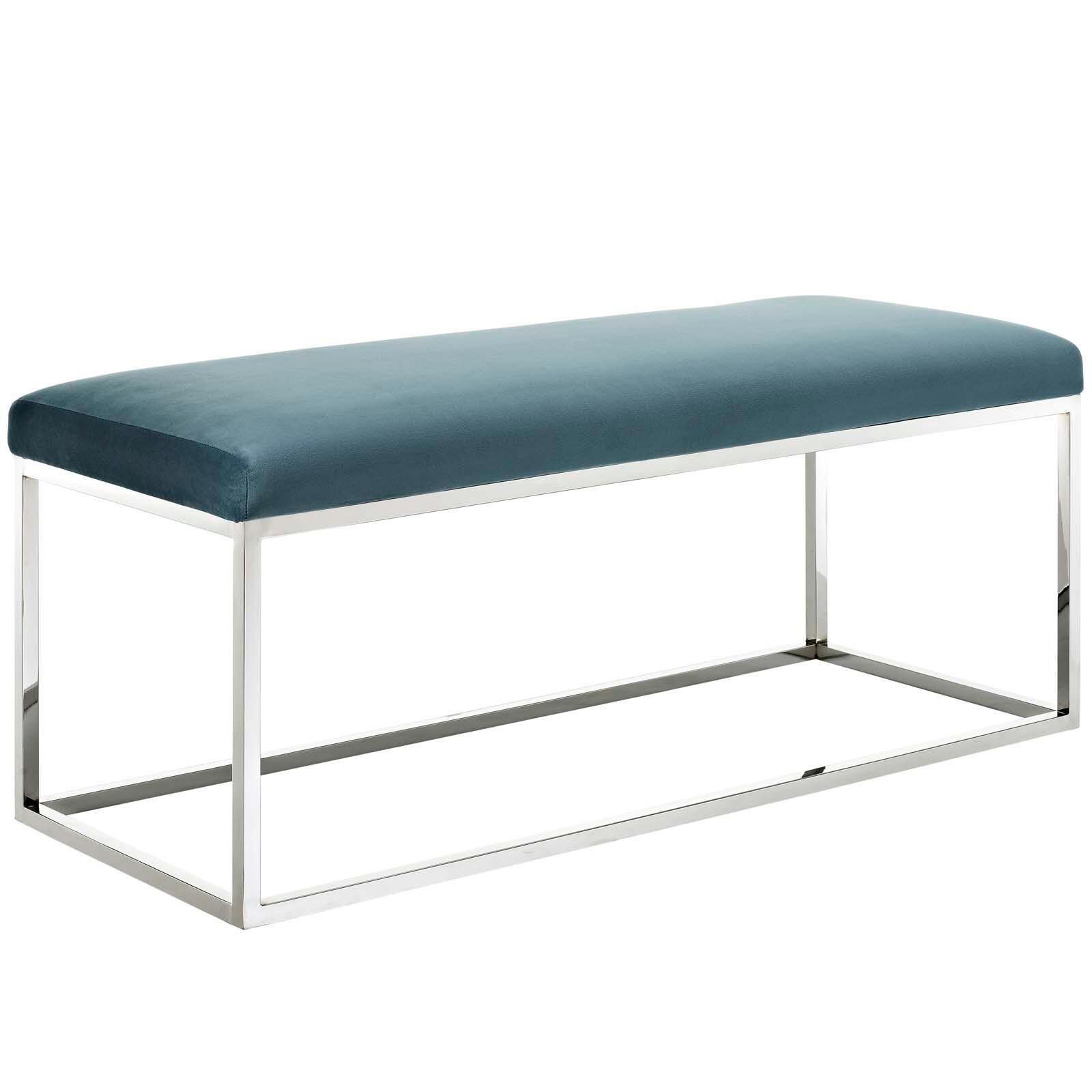 Modway Anticipate Bench, Sea Blue, large