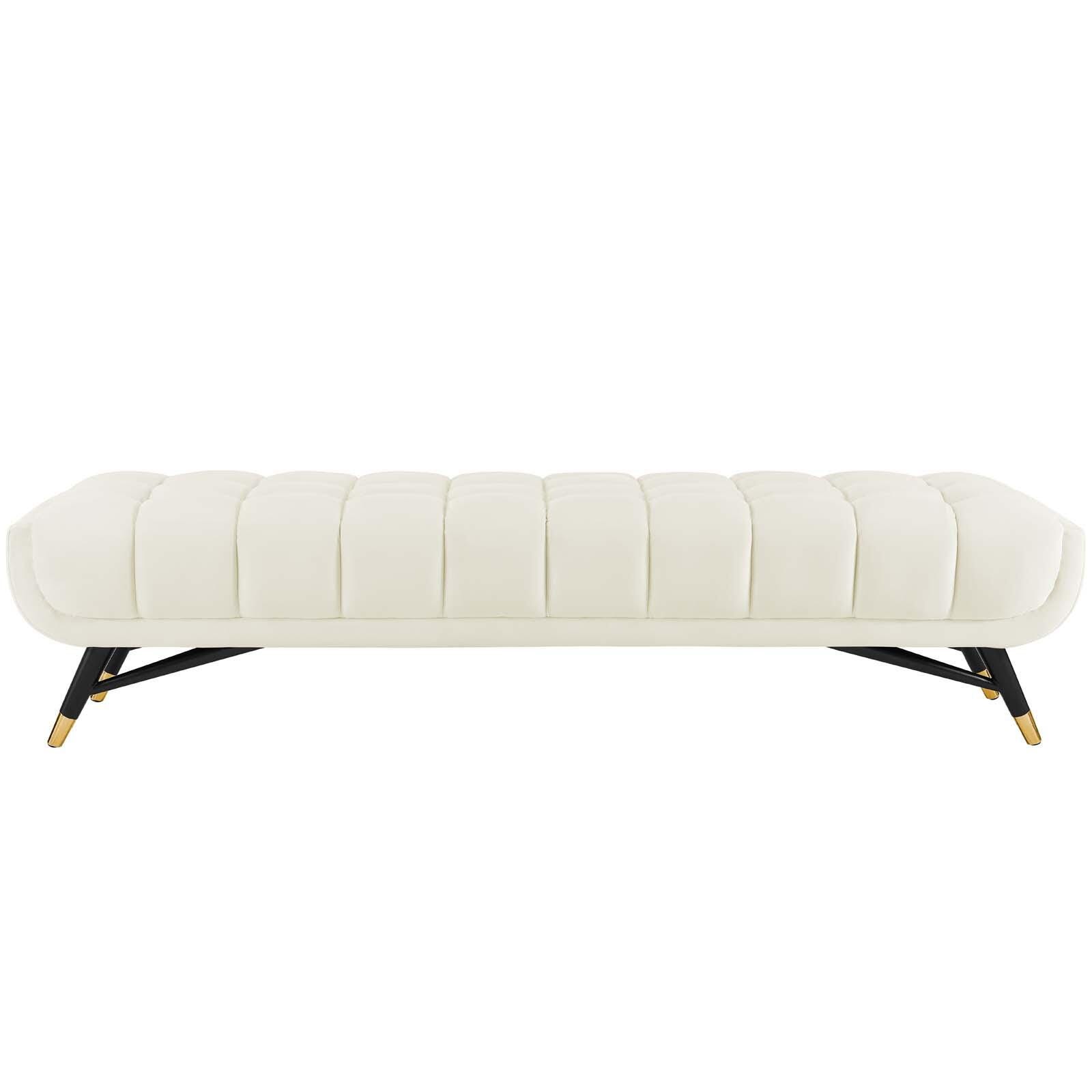Modway Adept Bench, Ivory, large