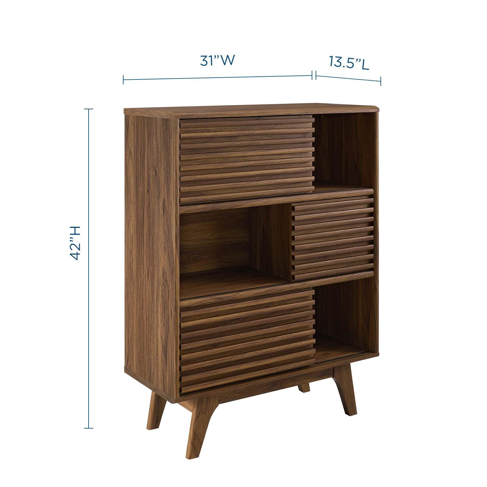 Modway Render Render 3-Tier Display Storage Cabinet Stand, , large