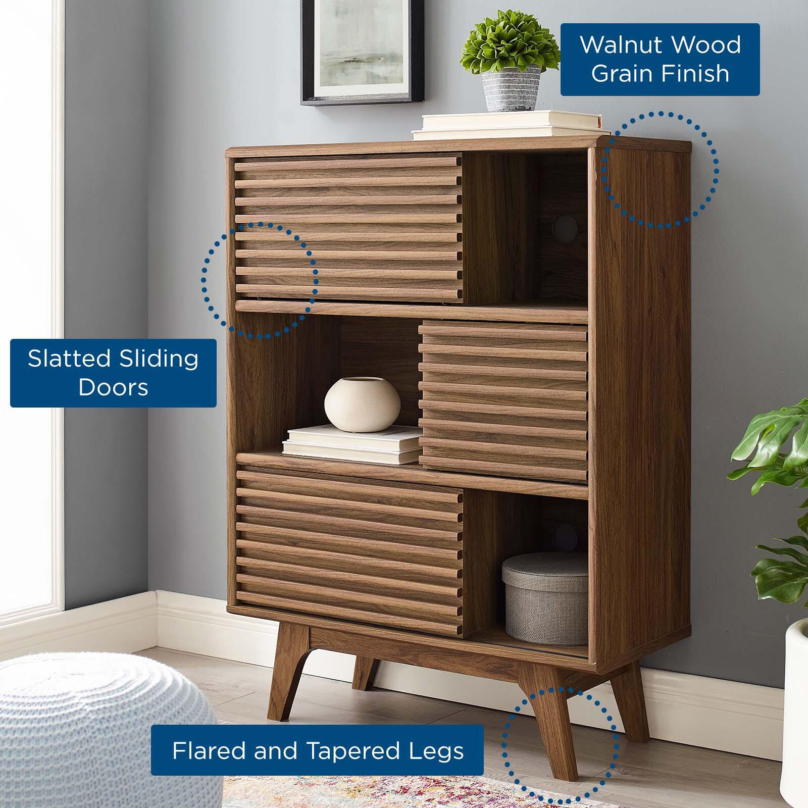 Modway Render Render 3-Tier Display Storage Cabinet Stand, , large