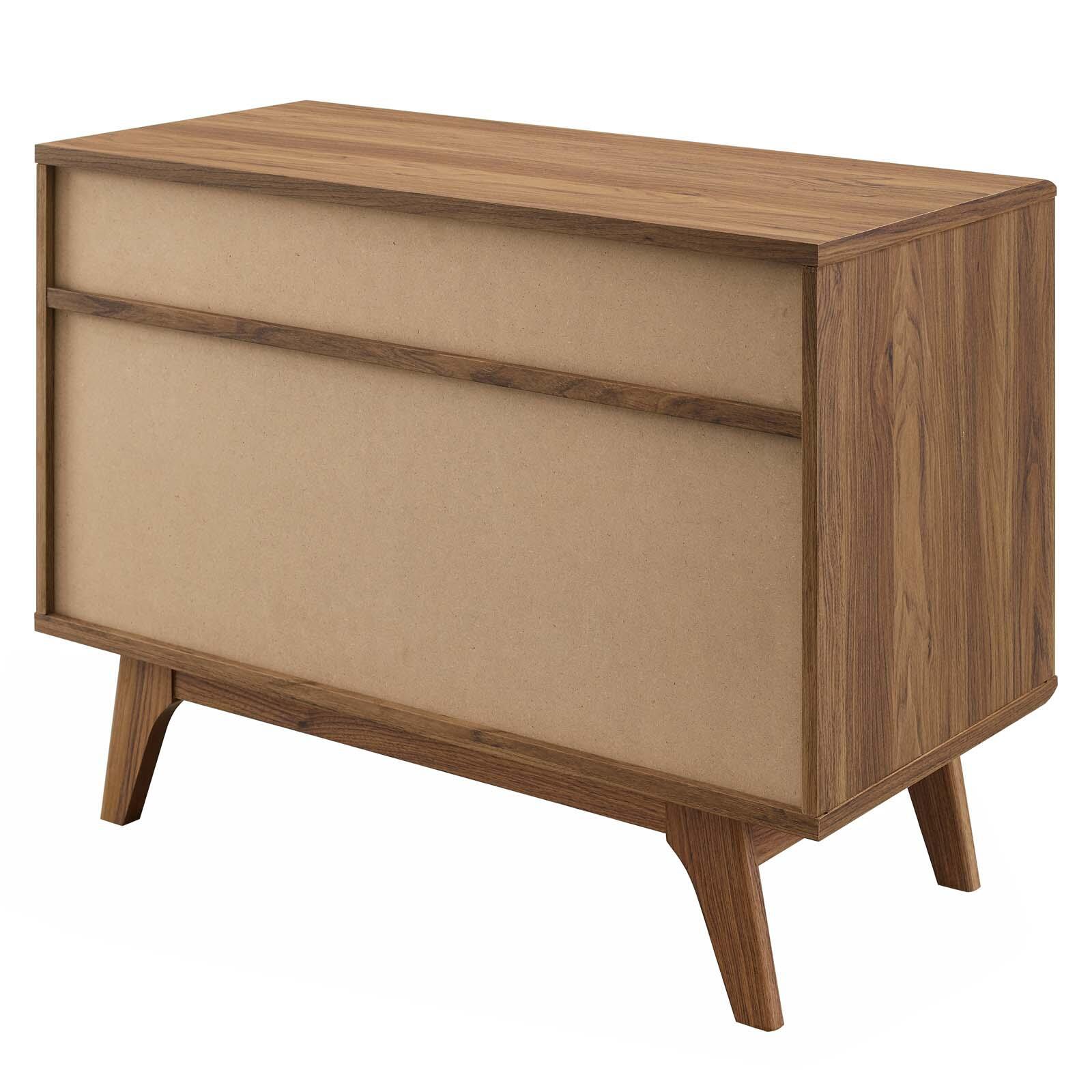 Modway Render 2-Drawer Vinyl Record Display Stand, , large