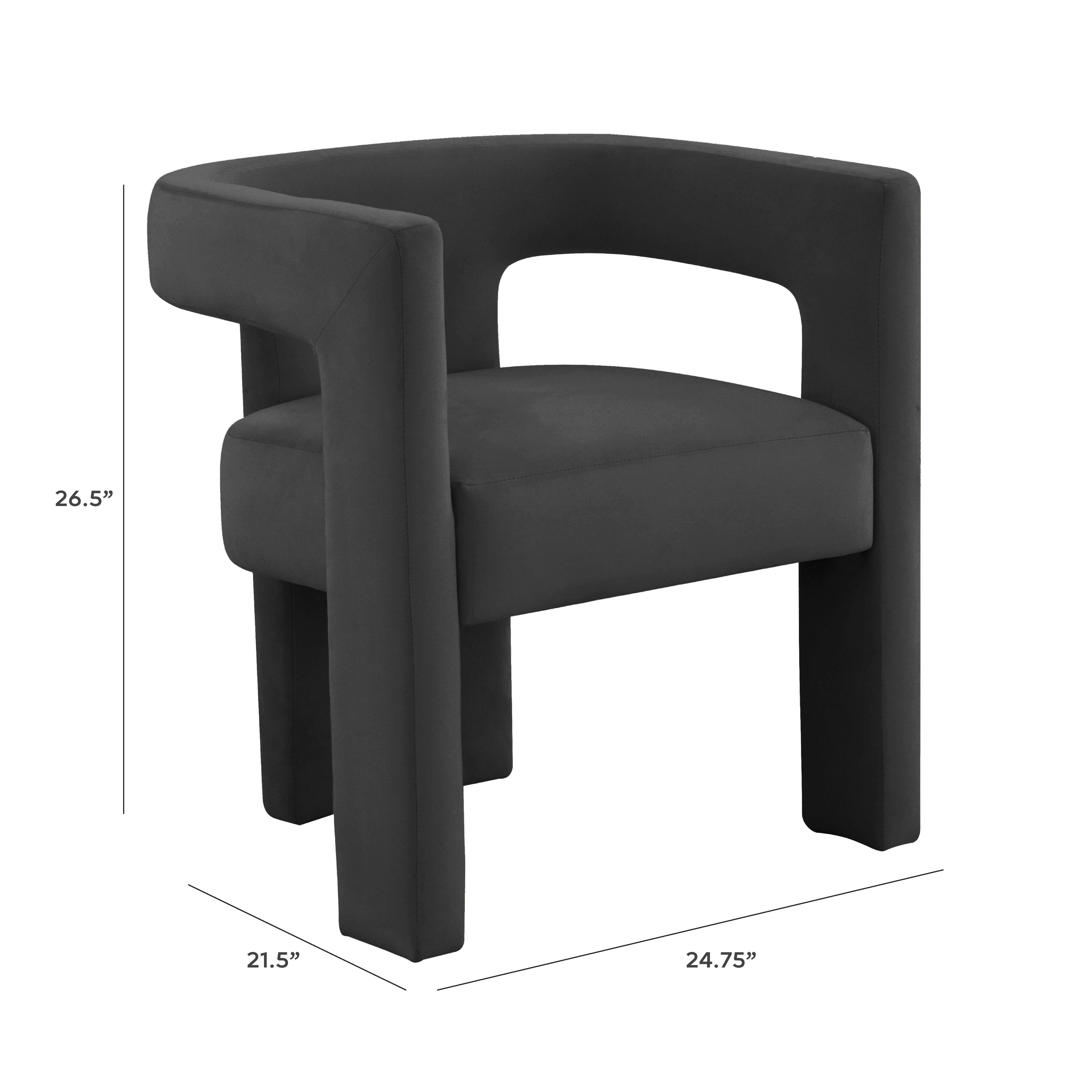 TOV Furniture Sloane  Chair, Black, large