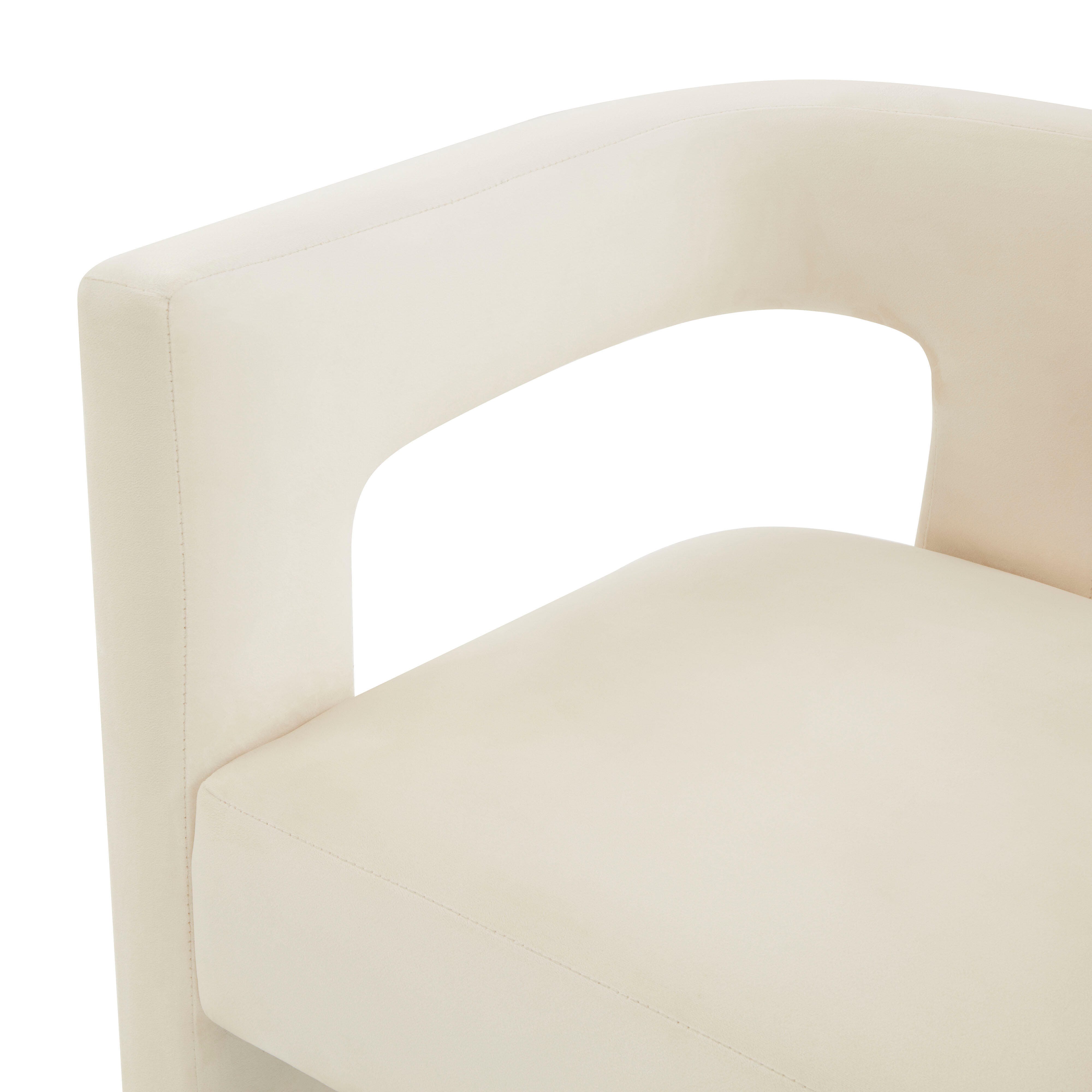 TOV Furniture Sloane Chair, Cream, large