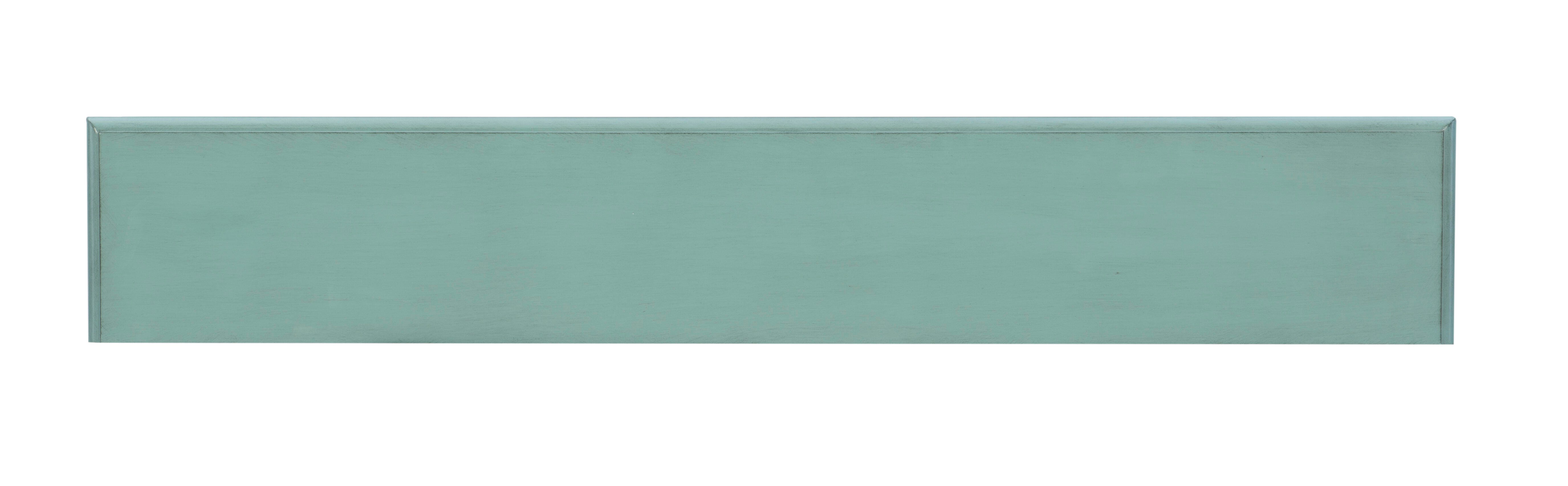 Linon Emily 4 Drawer Console Table, Teal, large