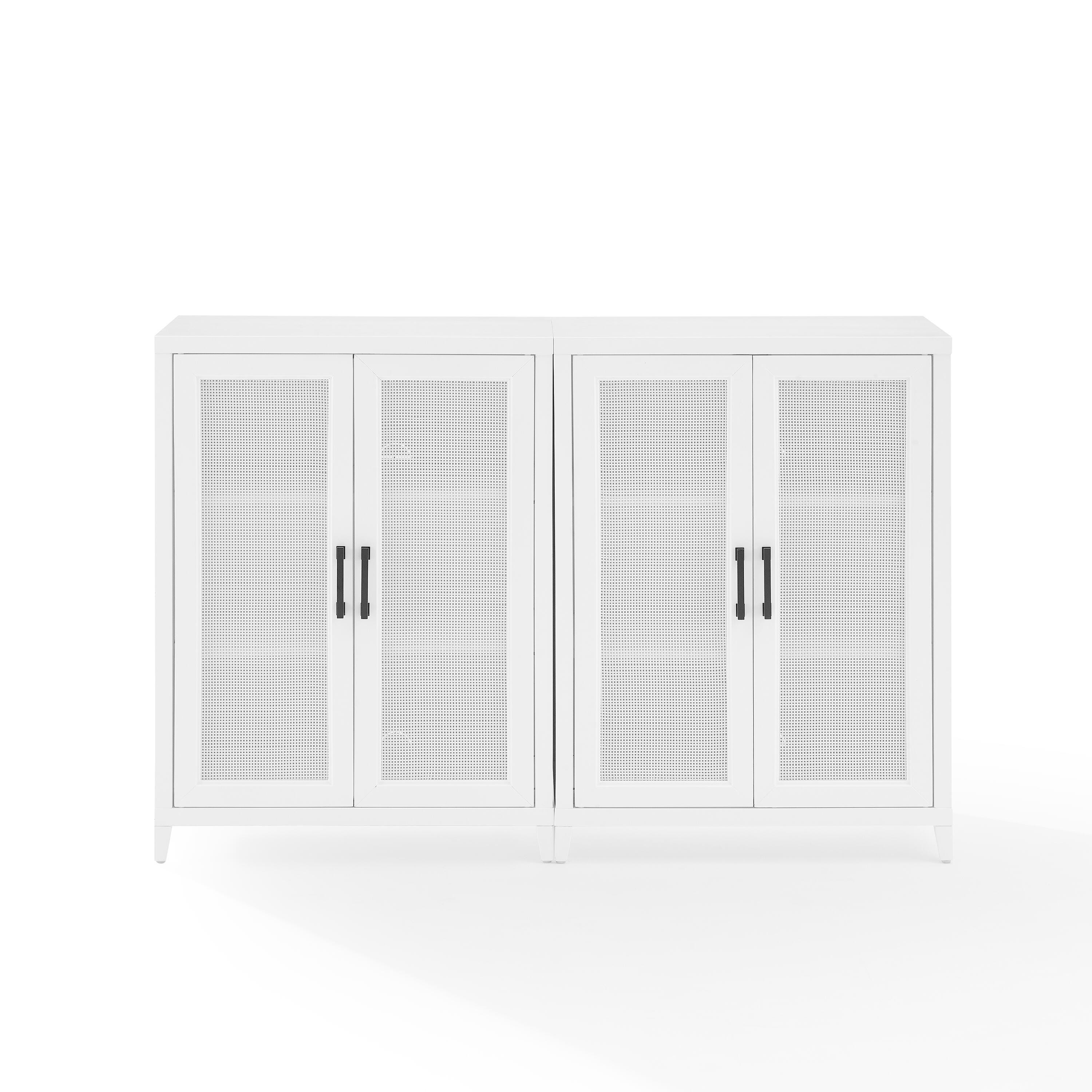 Crosley Furniture Milo Media Sideboard Cabinet Set of 2, , large