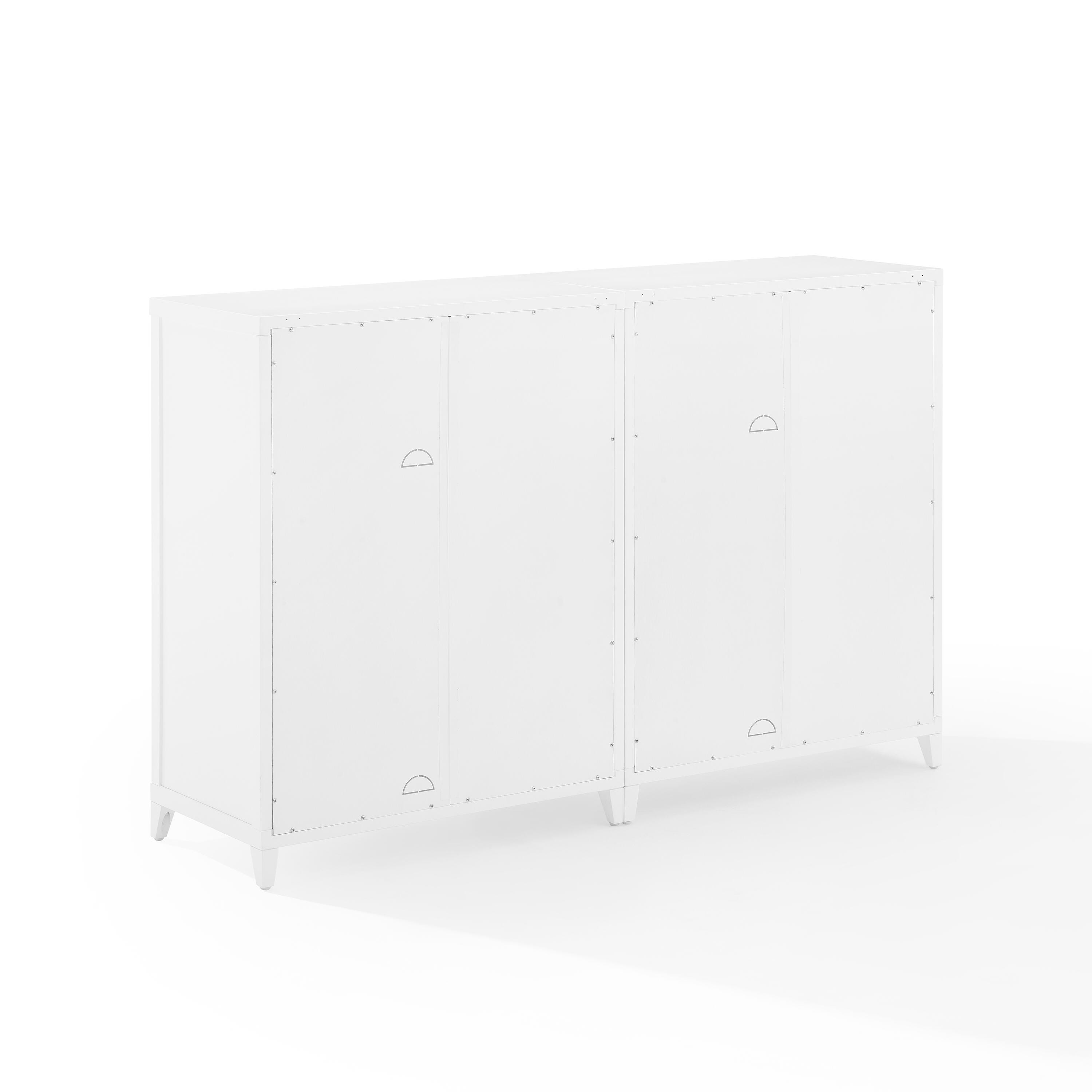 Crosley Furniture Milo Media Sideboard Cabinet Set of 2, , large