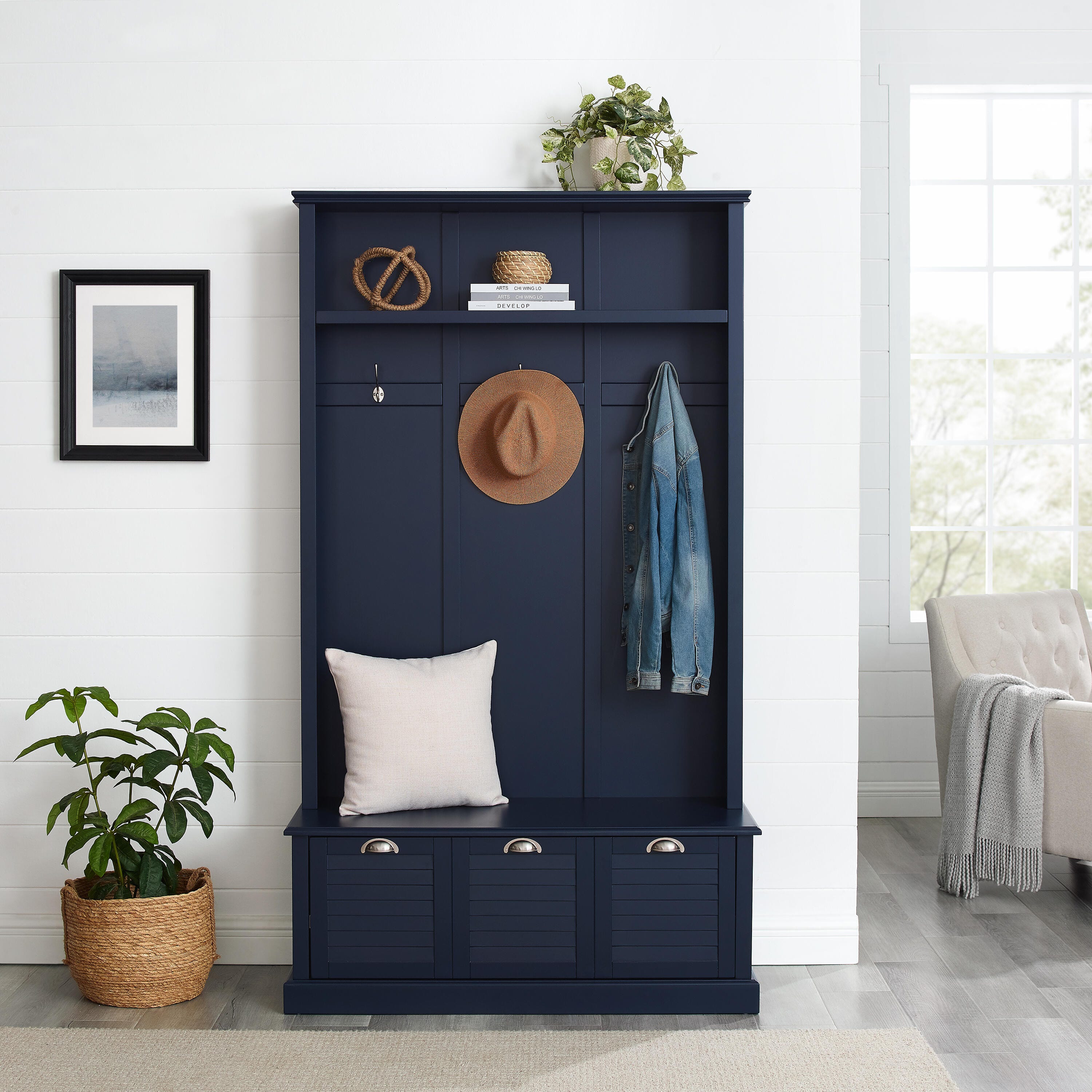 Crosley Ellison Hall Tree - Thumbnail 4