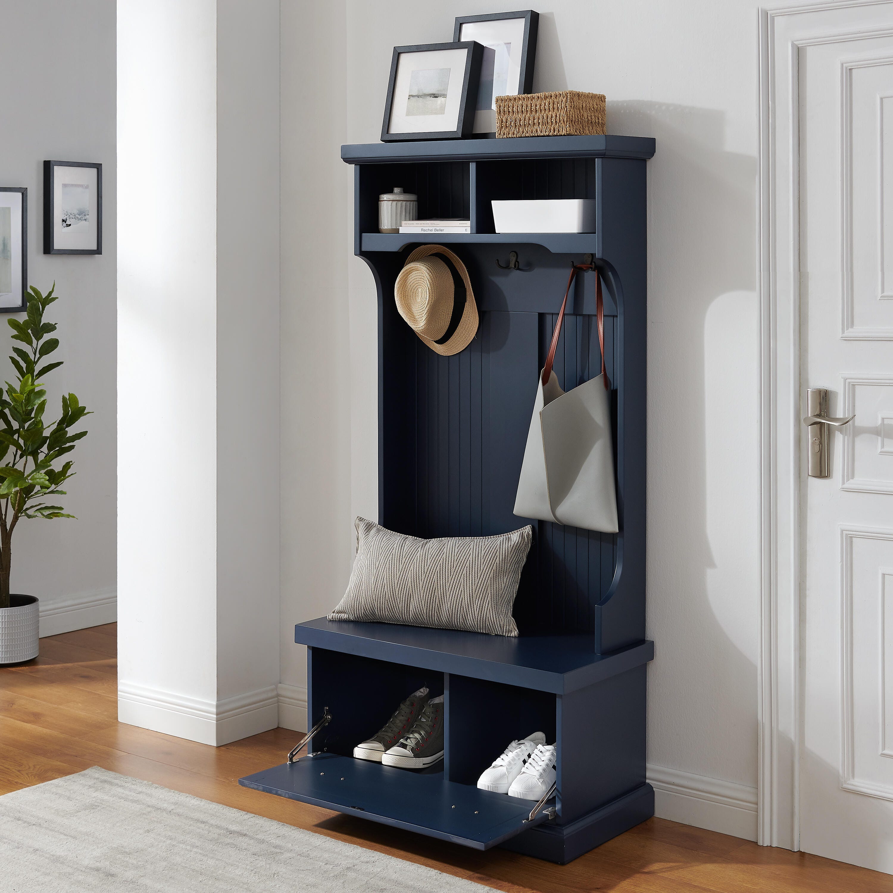 Crosley Furniture Shoreline Hall Tree, , large