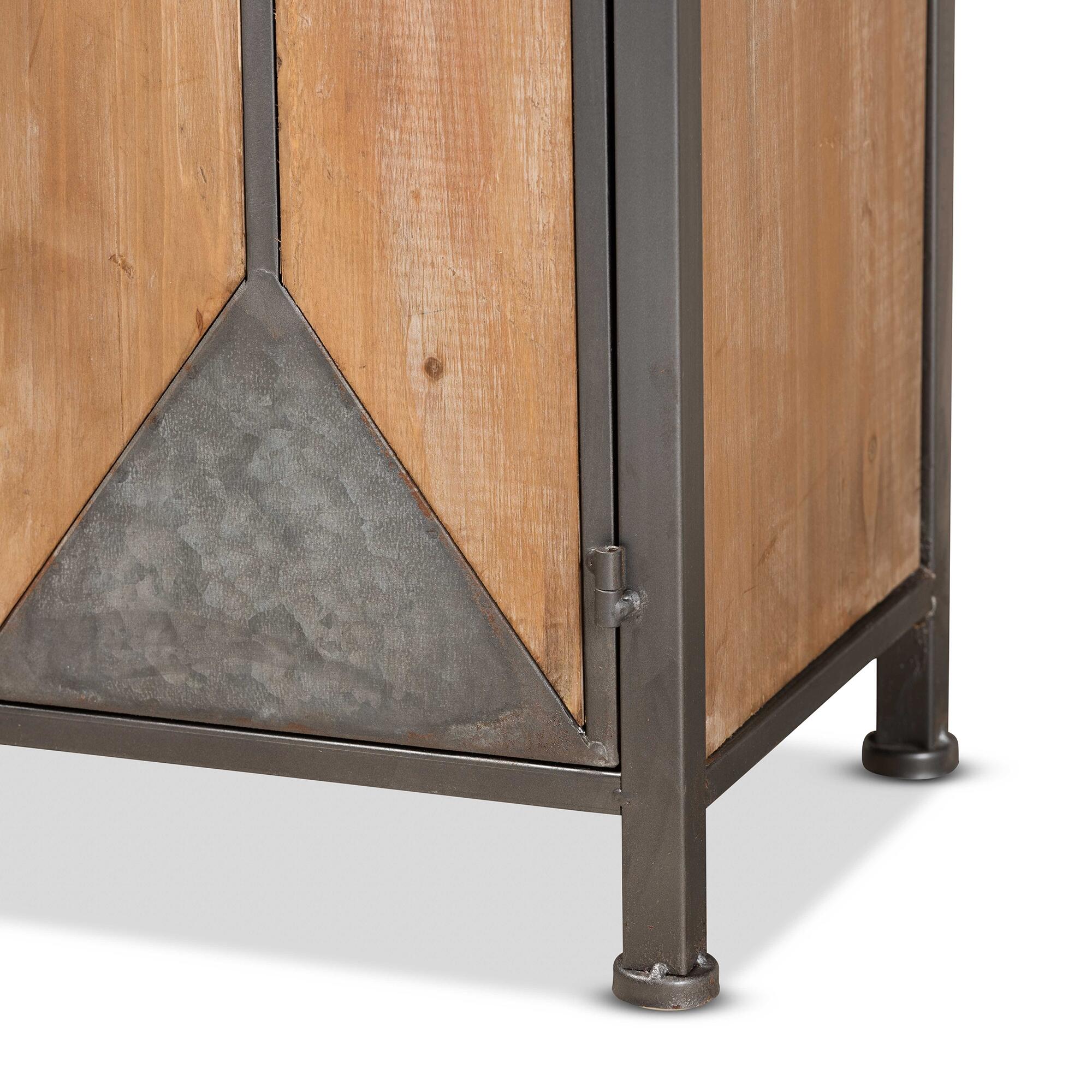 Baxton Studio Laurel Wood 3-Drawer Storage Cabinet, , large