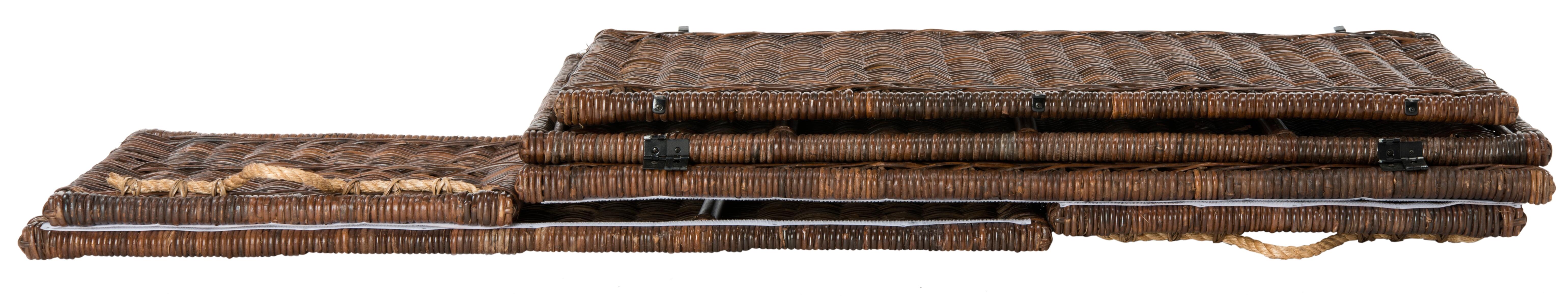 happimess Caden 46" Wicker Storage Trunk, , large