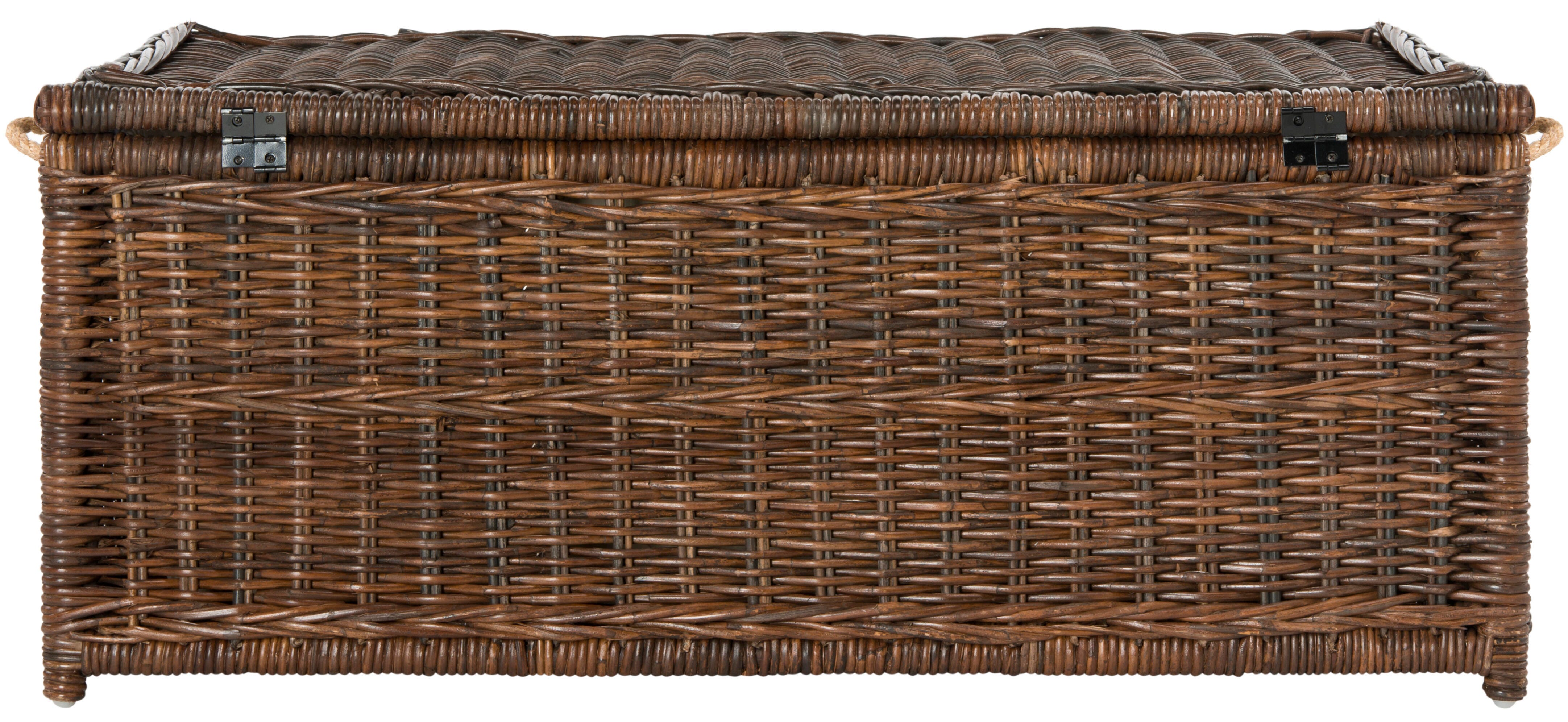 happimess Caden 46" Wicker Storage Trunk, , large