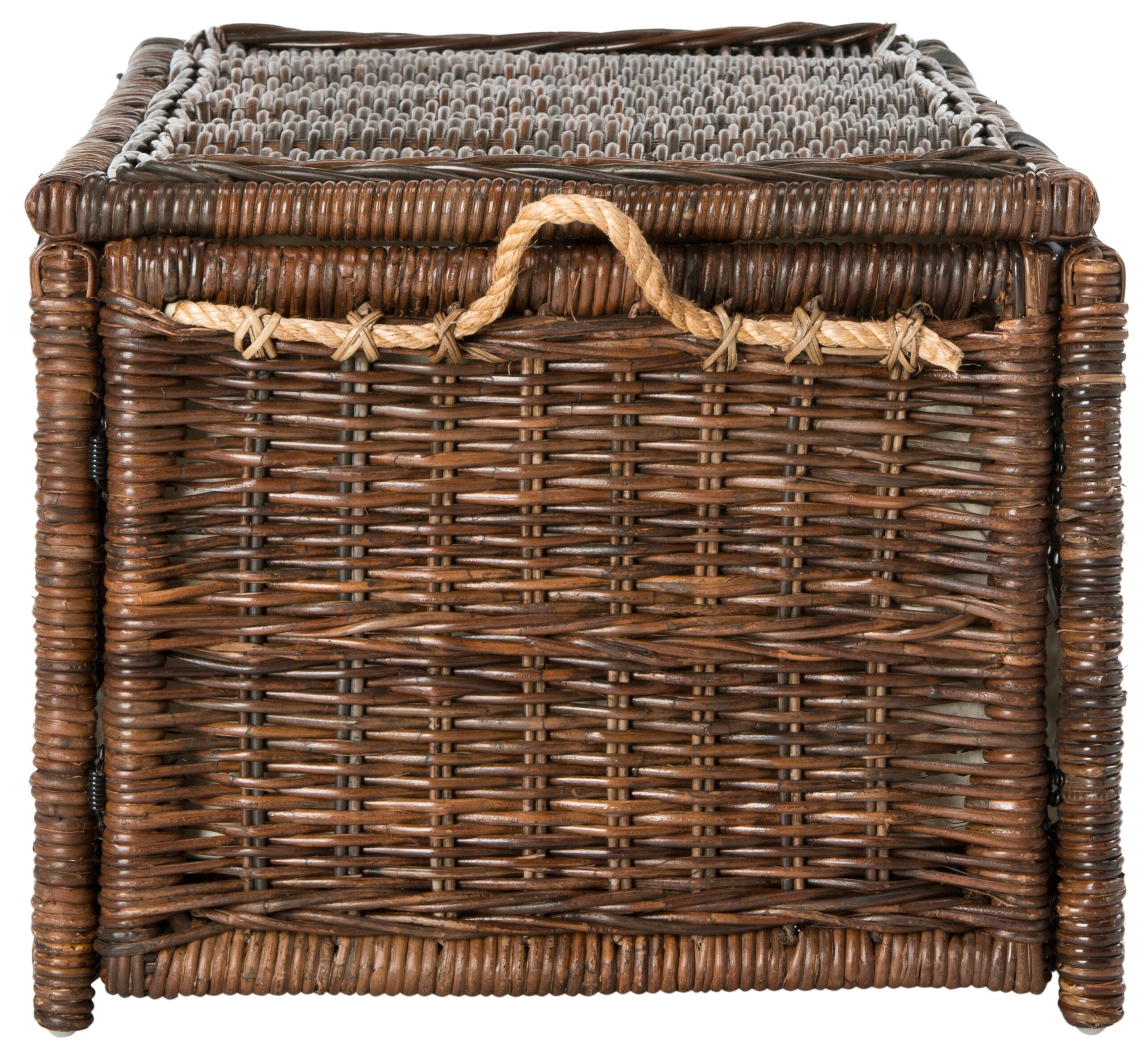 happimess Caden 46" Wicker Storage Trunk, , large