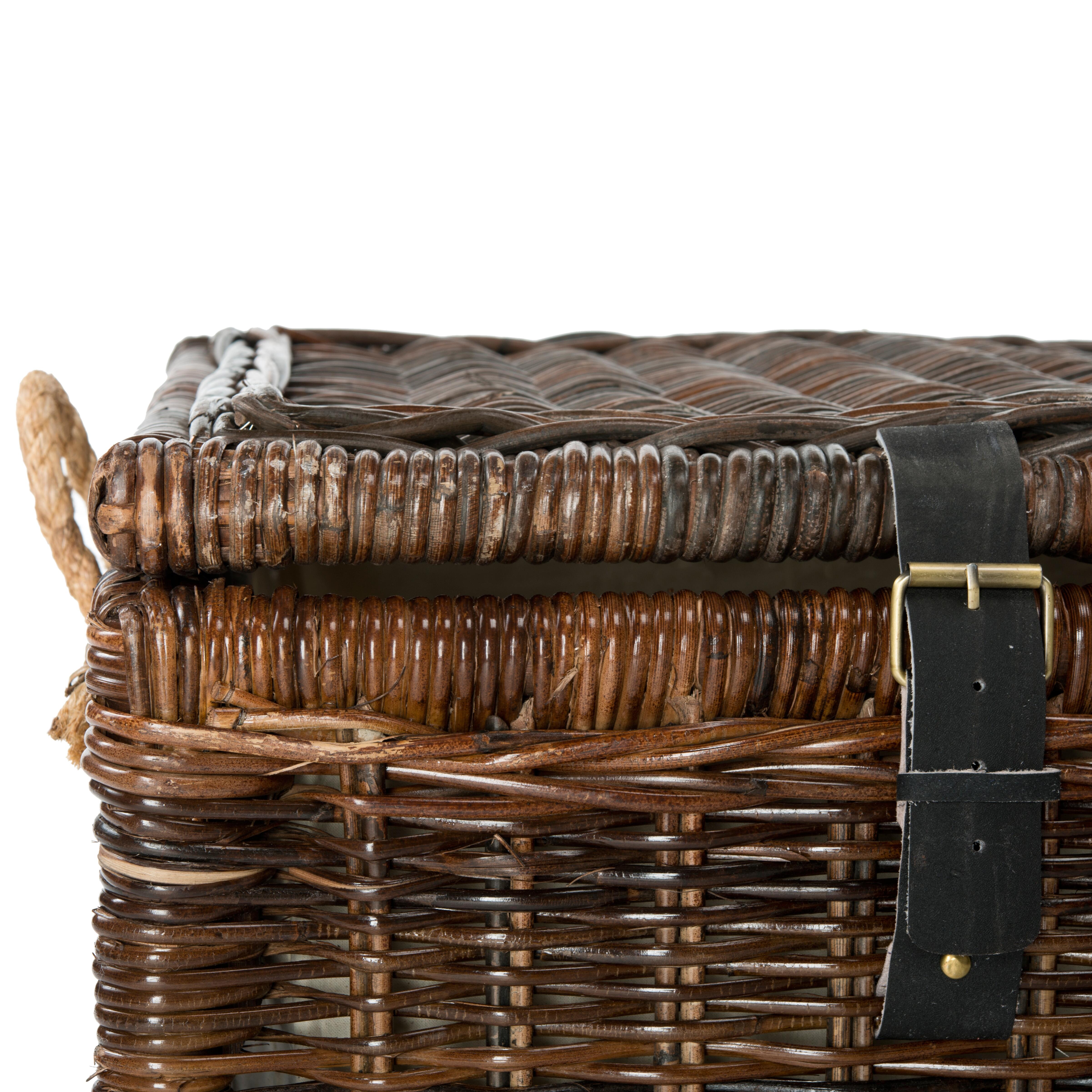 happimess Caden 46" Wicker Storage Trunk, , large