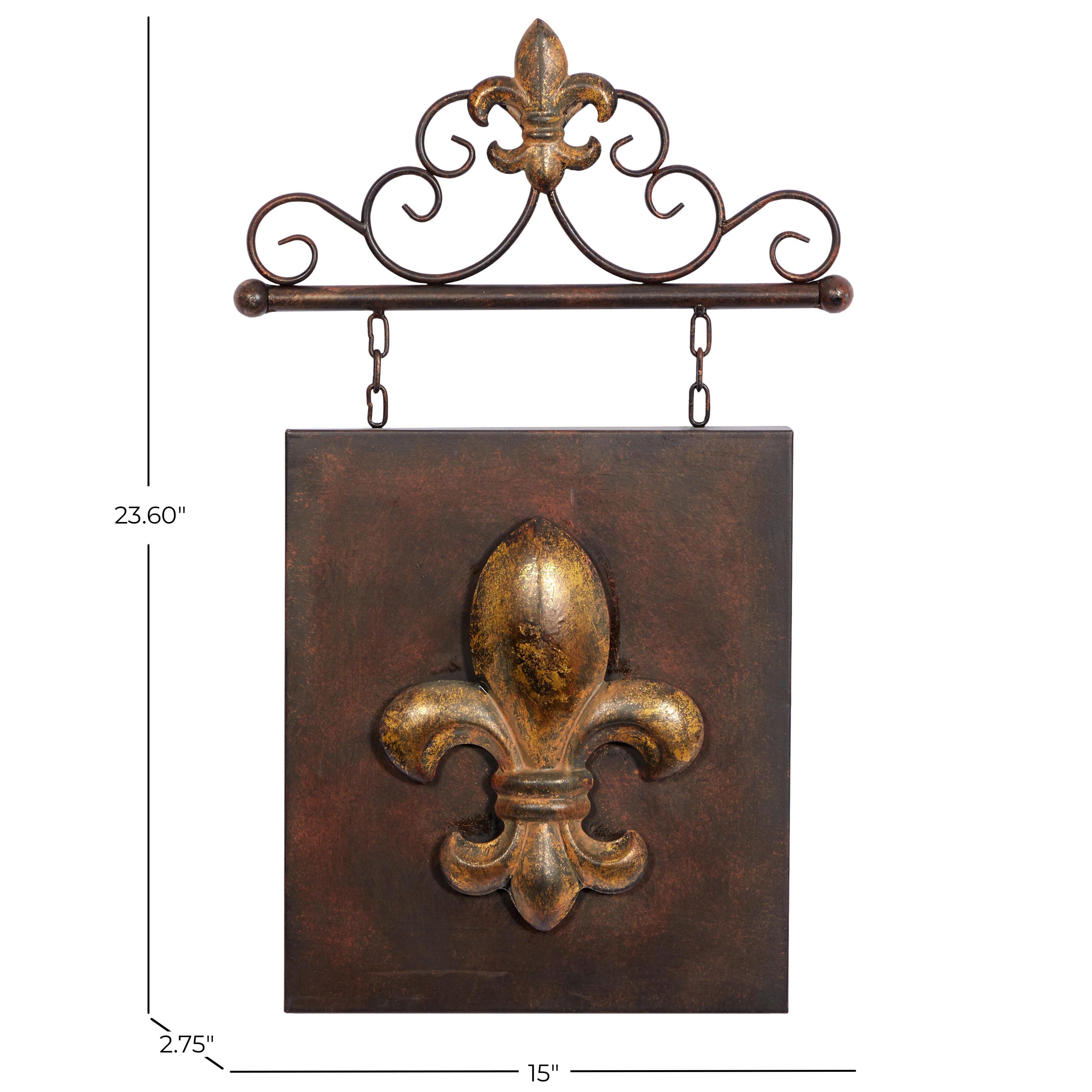Bayberry Lane Fleur De Lis Wall Decor, , large