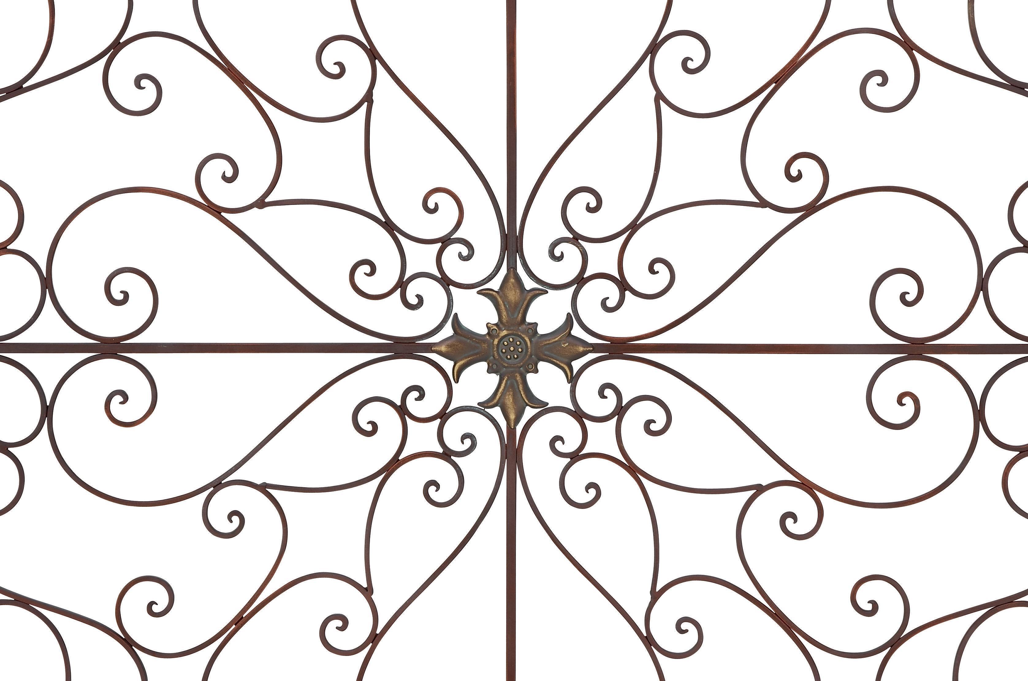Bayberry Lane Fleur De Lis Medallion Wall Decor, , large