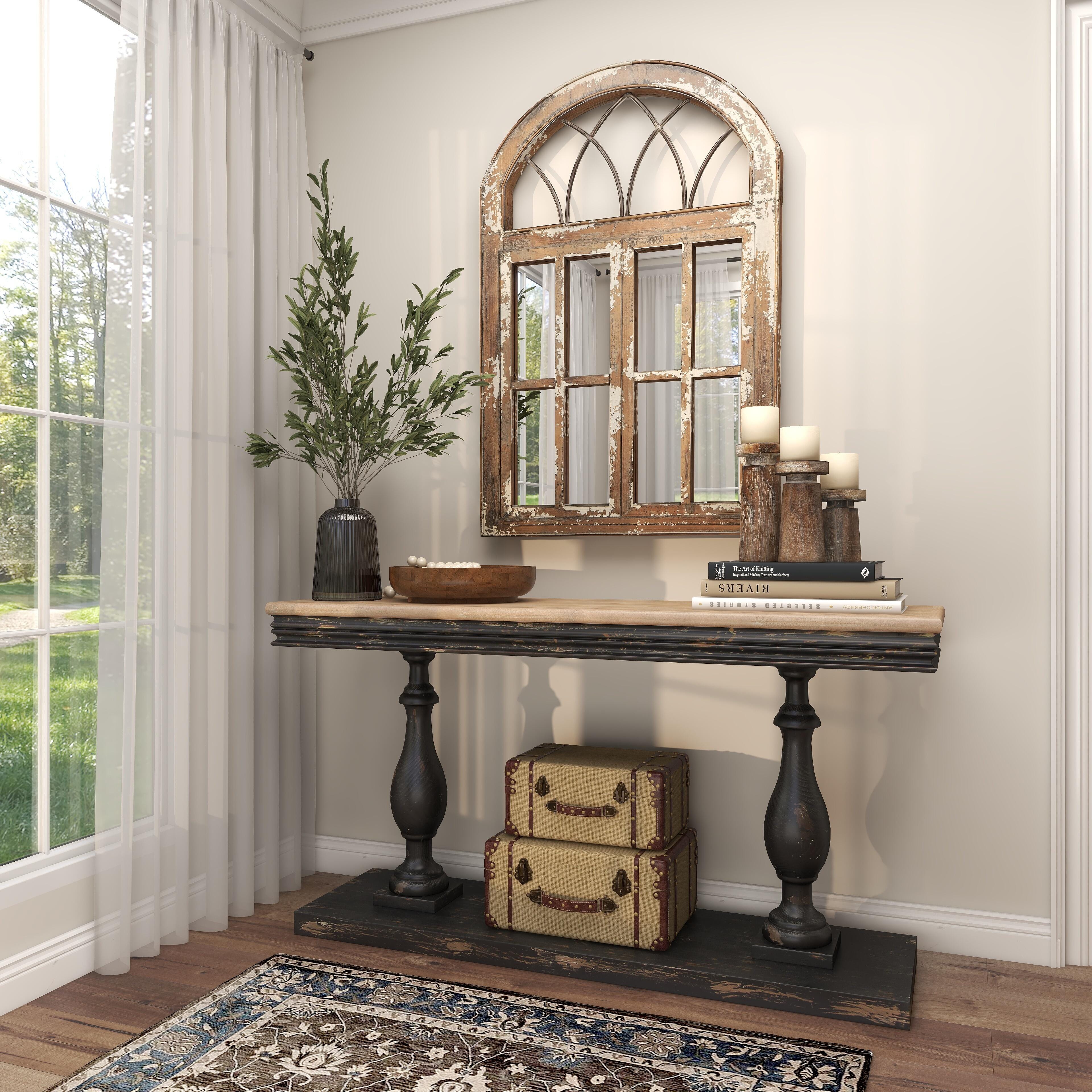 Bayberry Lane Arched Wall Mirror, , large